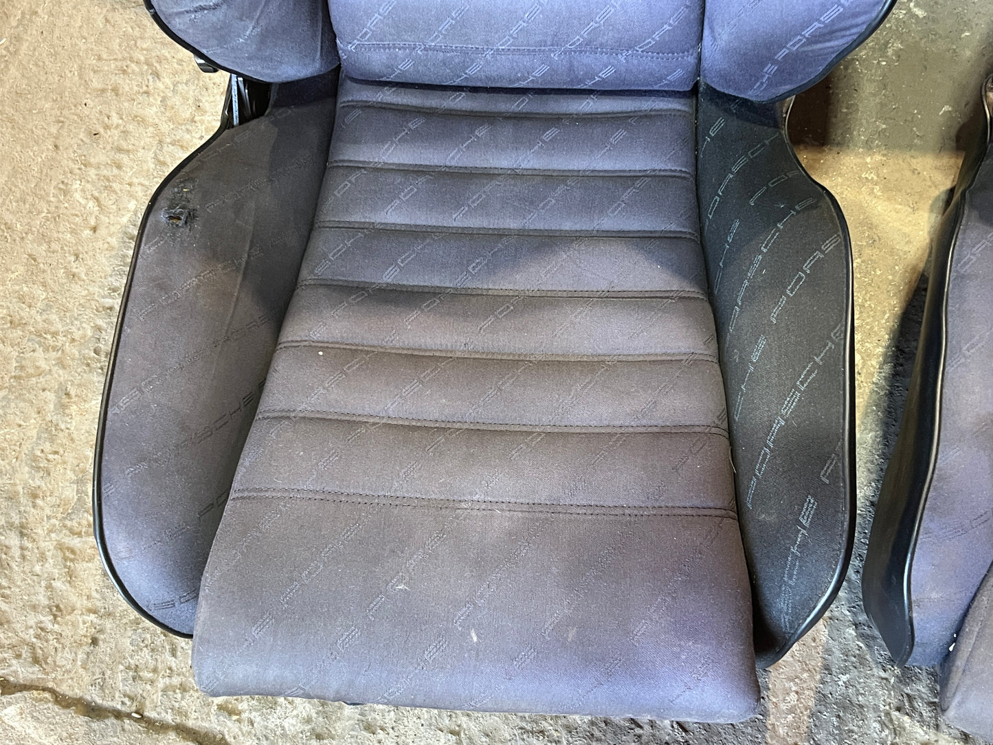 Porsche 924 / early 944 pair of Recaro sport seats, early type, used front seats only