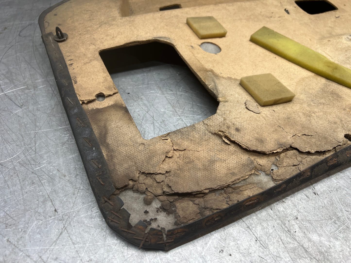 Porsche 924/944 early Porsche black door card used condition left side, Rhd, 478867011