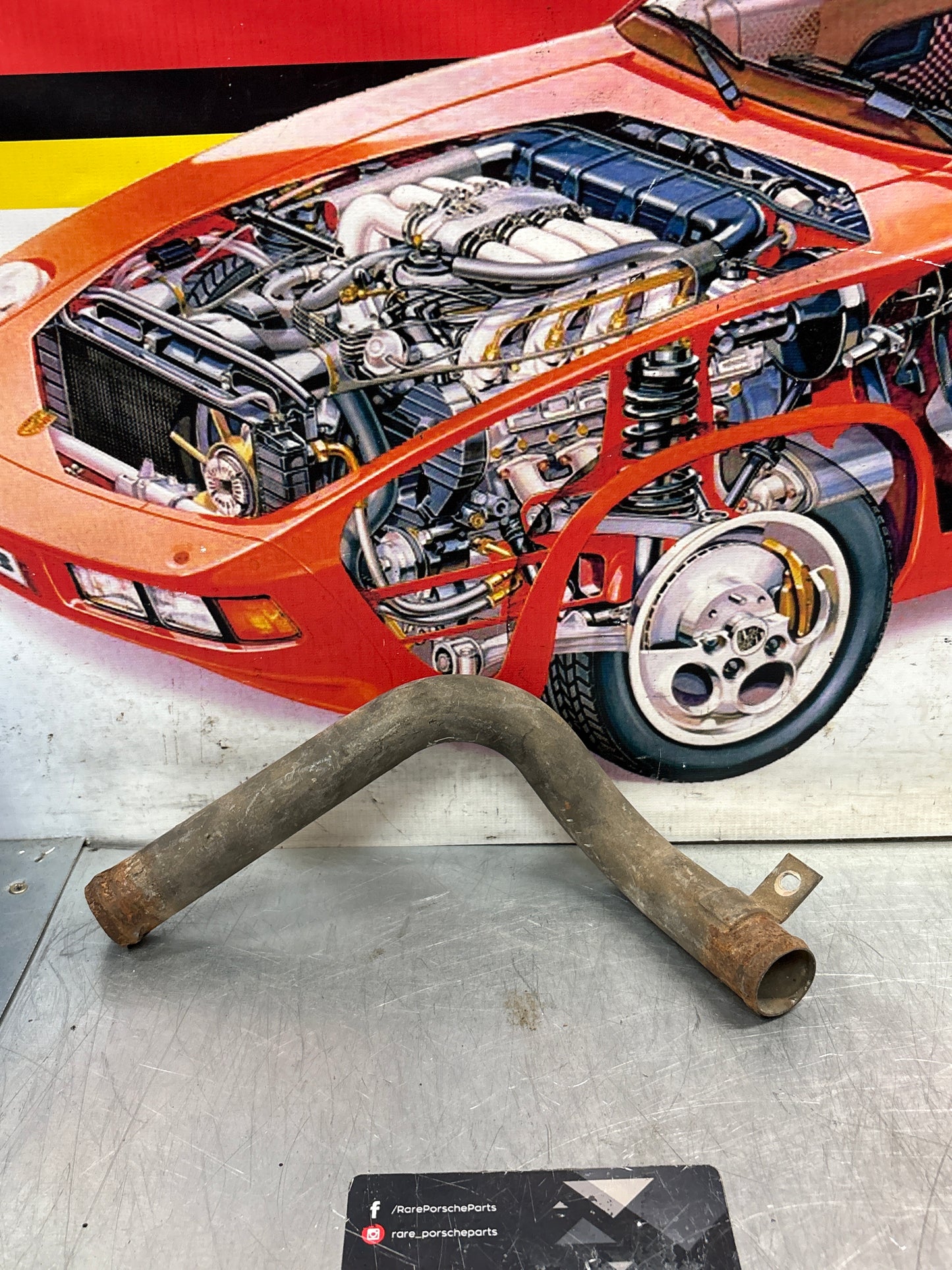 Porsche 924 water pipe 047121073A, used