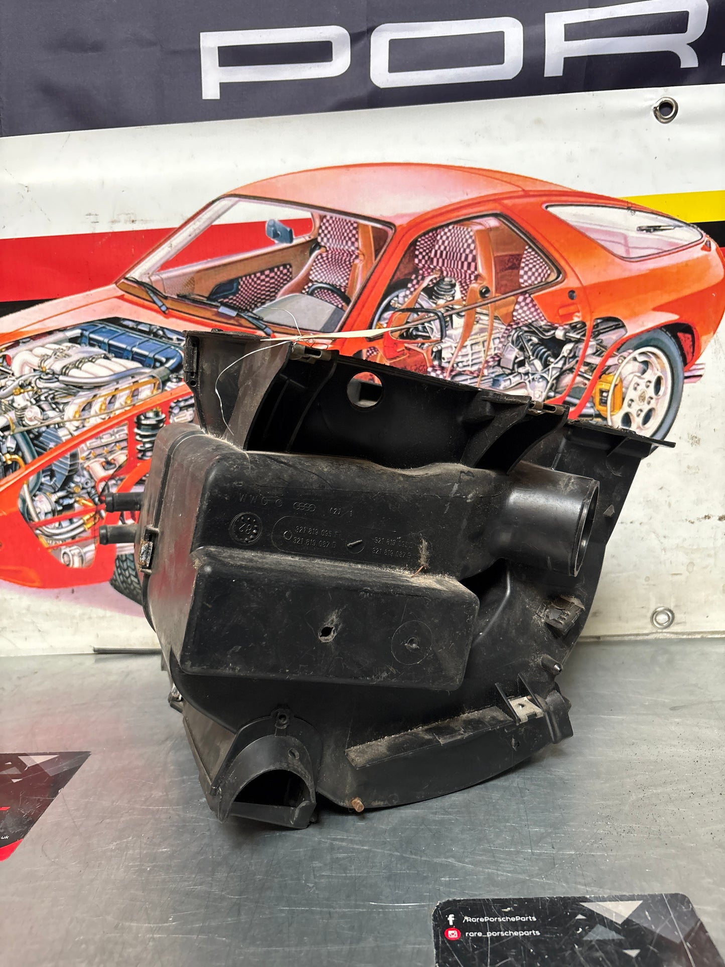 Porsche 924 80-85 944 82-85.5 heater blower fan assembly, complete 321819095 321819087 used