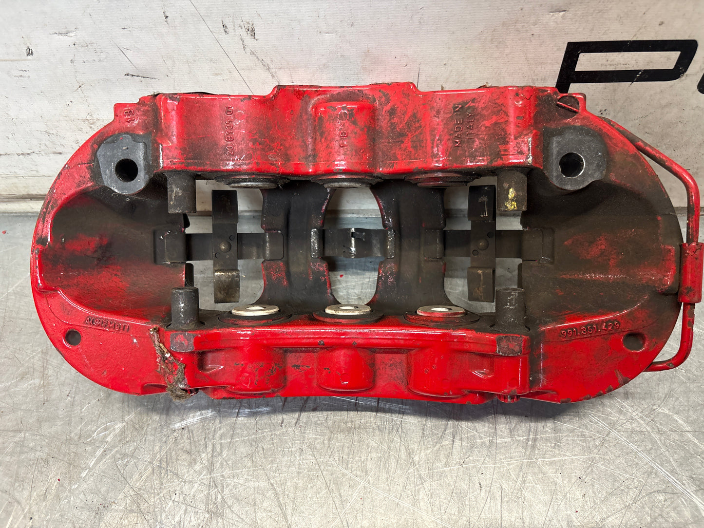Porsche 911 991 Front Brake Caliper, used 991351429
