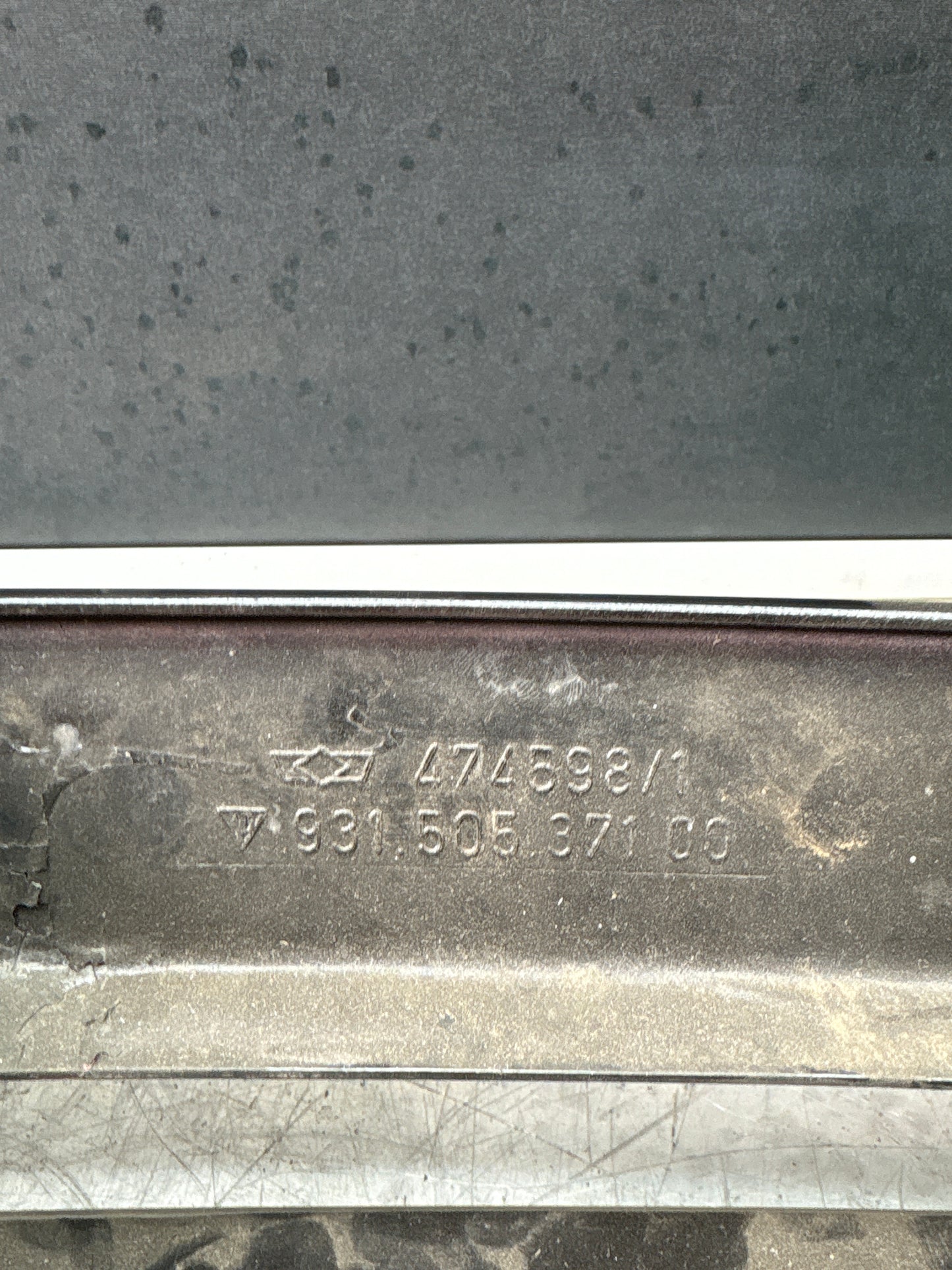 Porsche 944 Front spoiler, valance without fog light used 93150537100