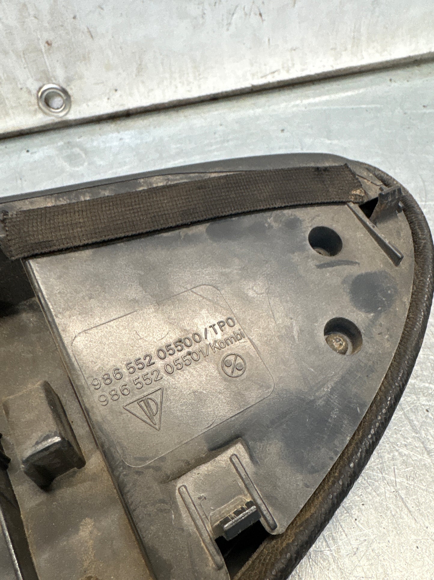 Porsche Boxster 986 dashboard cluster trim,black used 98655205500 / 98655205501