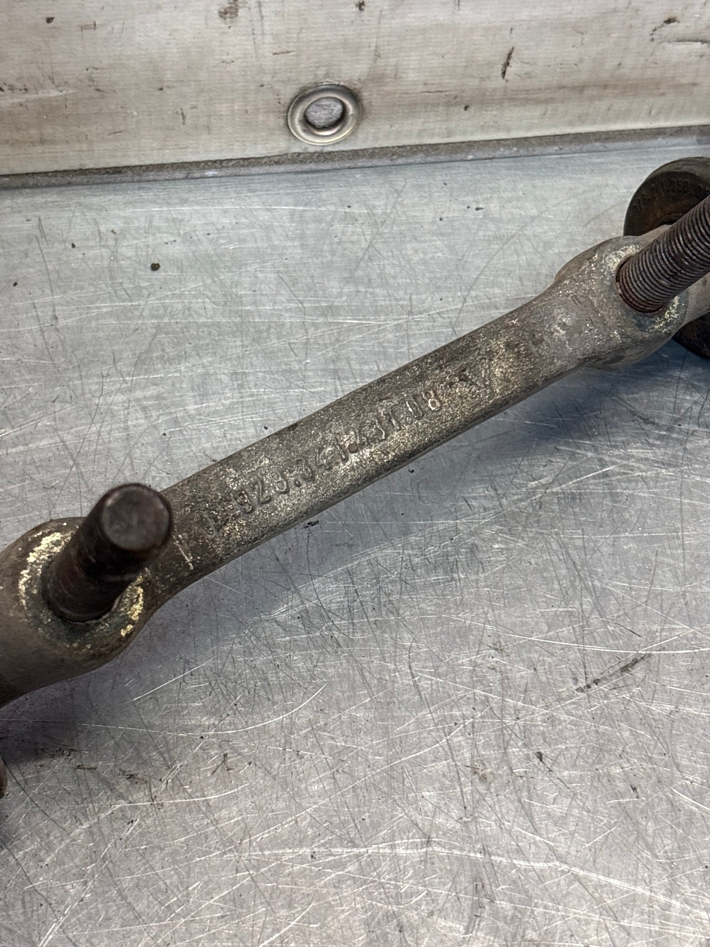 Porsche 928 control arm axle, used 92834143108