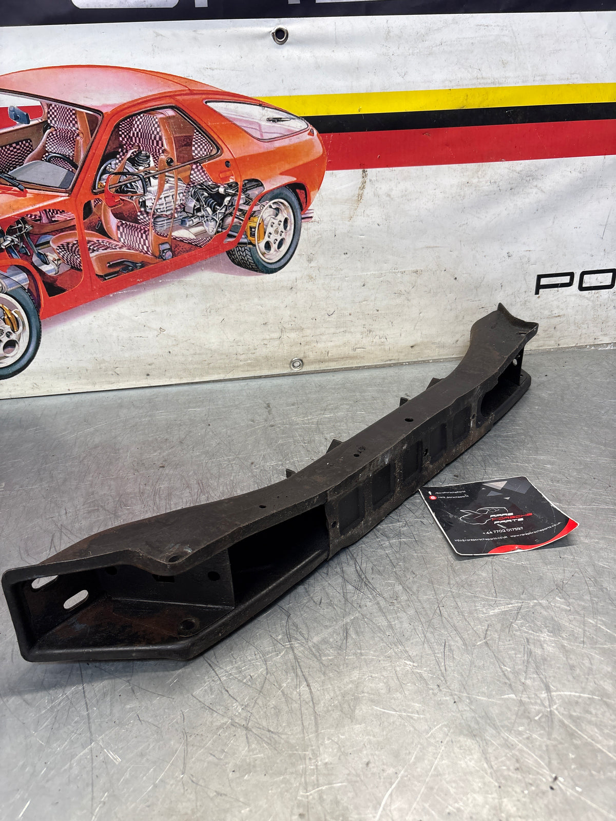 Porsche 924 engine cross member, used 477407321J