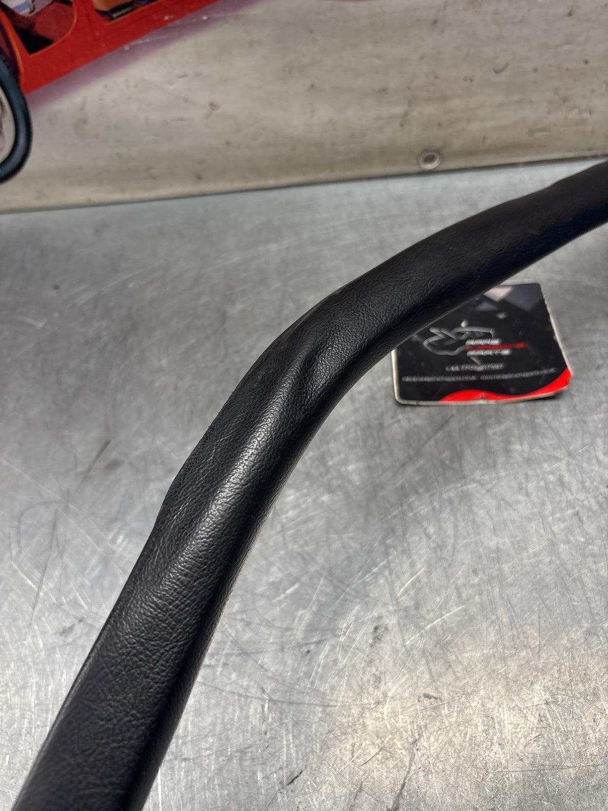 Porsche 928 right, off side door upper frame surround trim, black 92855502602, used