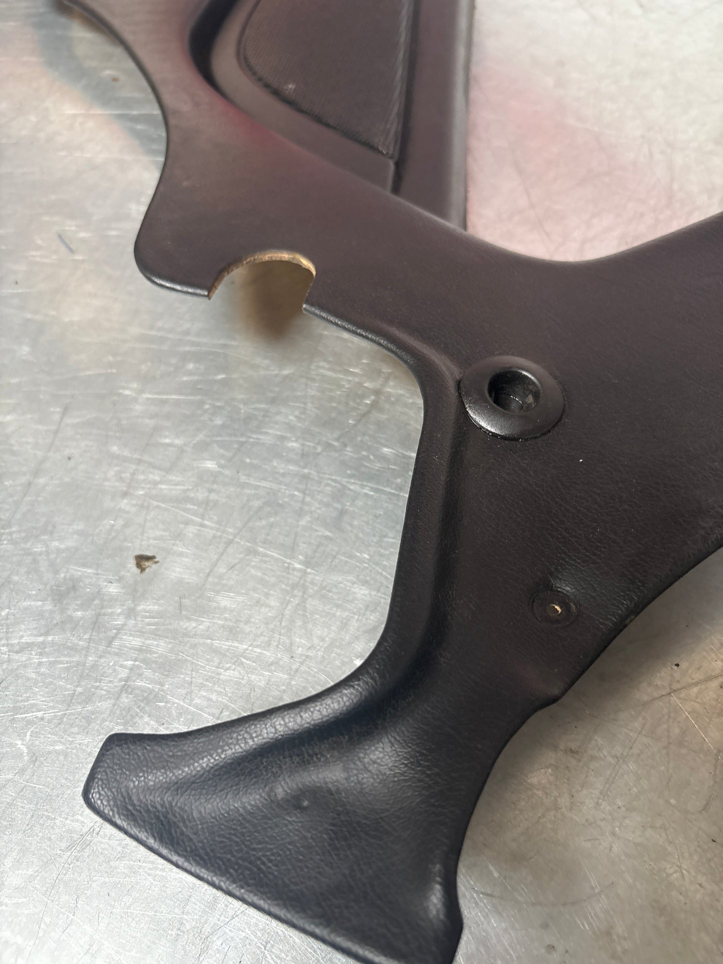 Porsche 944 Turbo S2 Black rear interior C Post trims/cards with M490 sound package, used 94455502113 / 94455502213