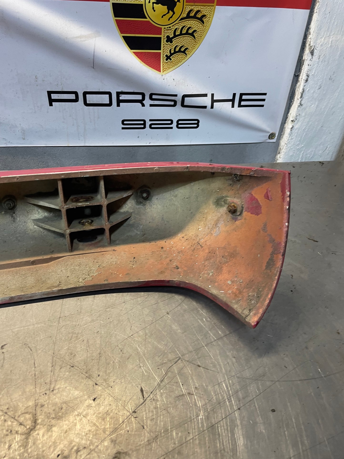 Porsche 924/924S rear bumper, used 477807313