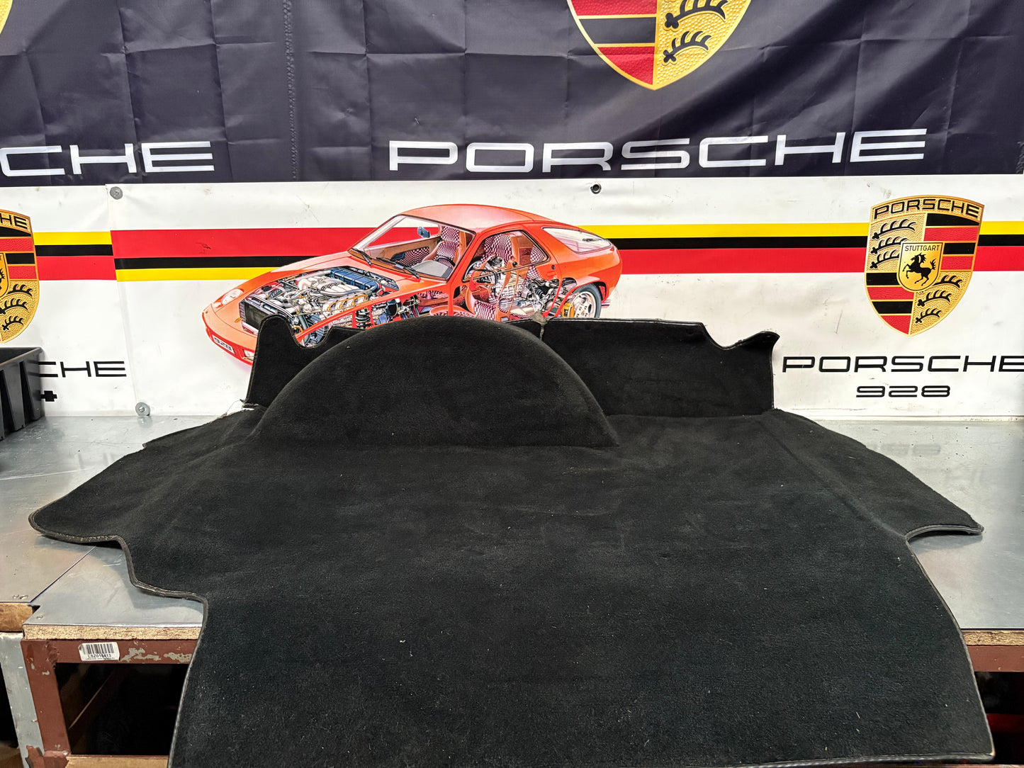 Porsche 944 from 85.5 black boot carpet 94555506303 used