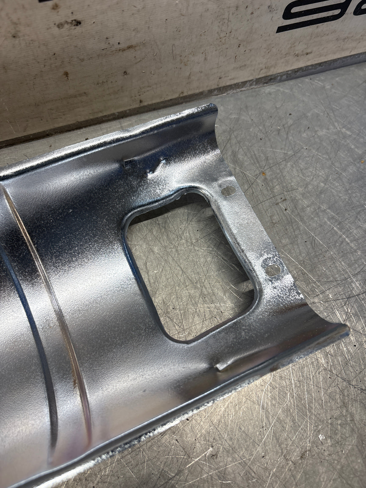 Porsche 928 heat protection plate, 92850449101, refurbished