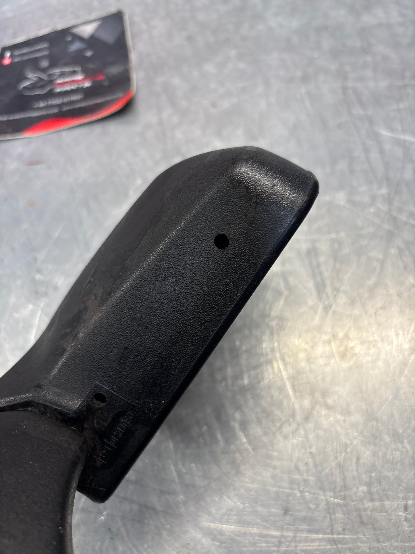 Porsche 924 early left side mirror, used