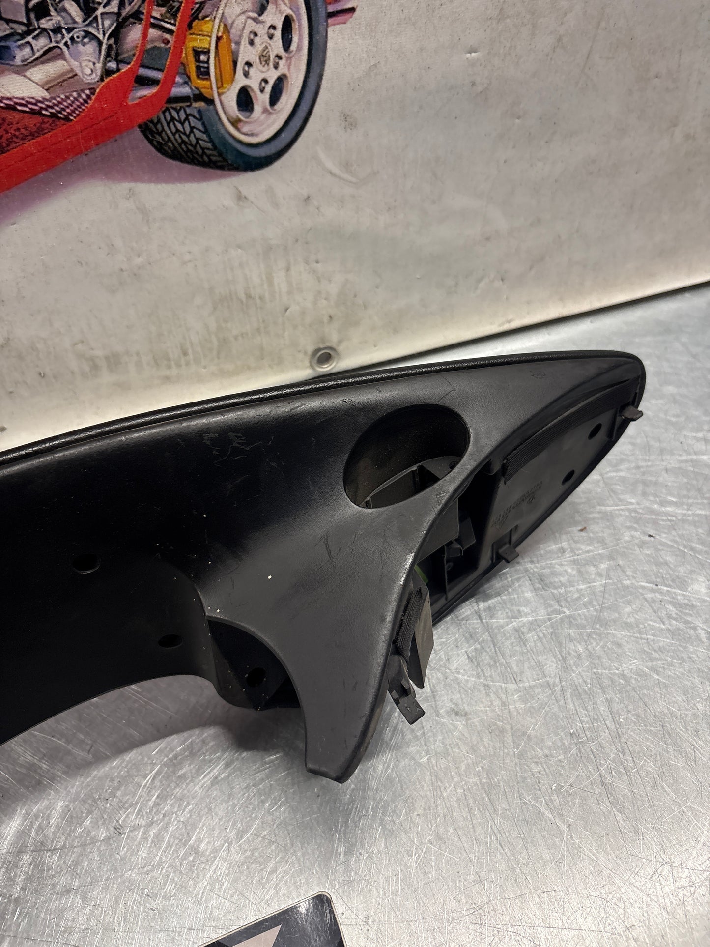 Porsche Boxster 986 dashboard cluster trim,black used 98655205500 / 98655205501