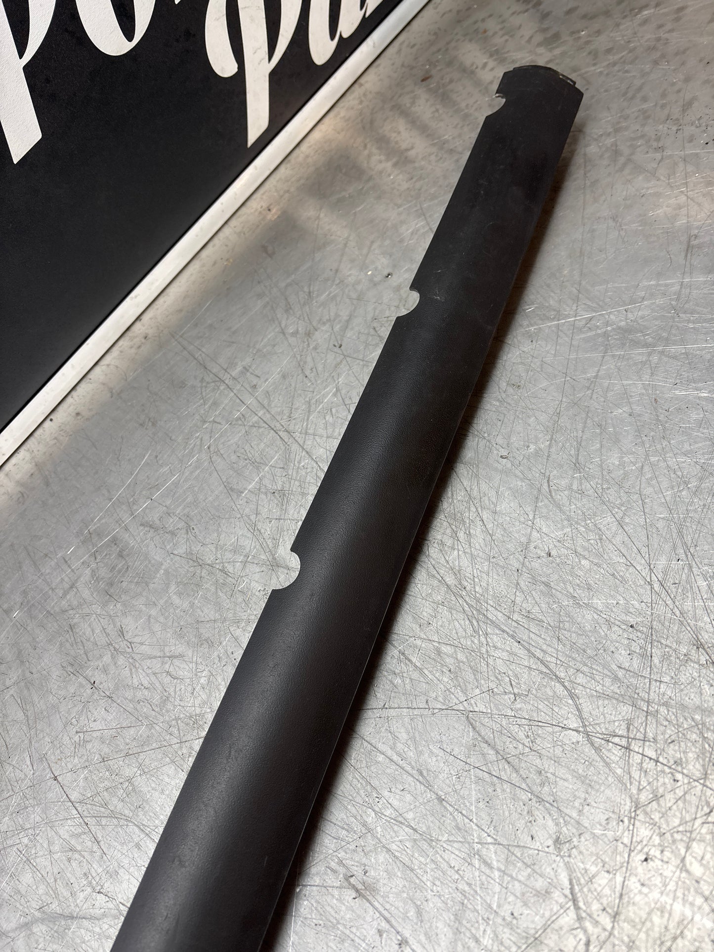 Porsche 944 convertible, cabrio lower door sill trim molding left side, used 94155920710