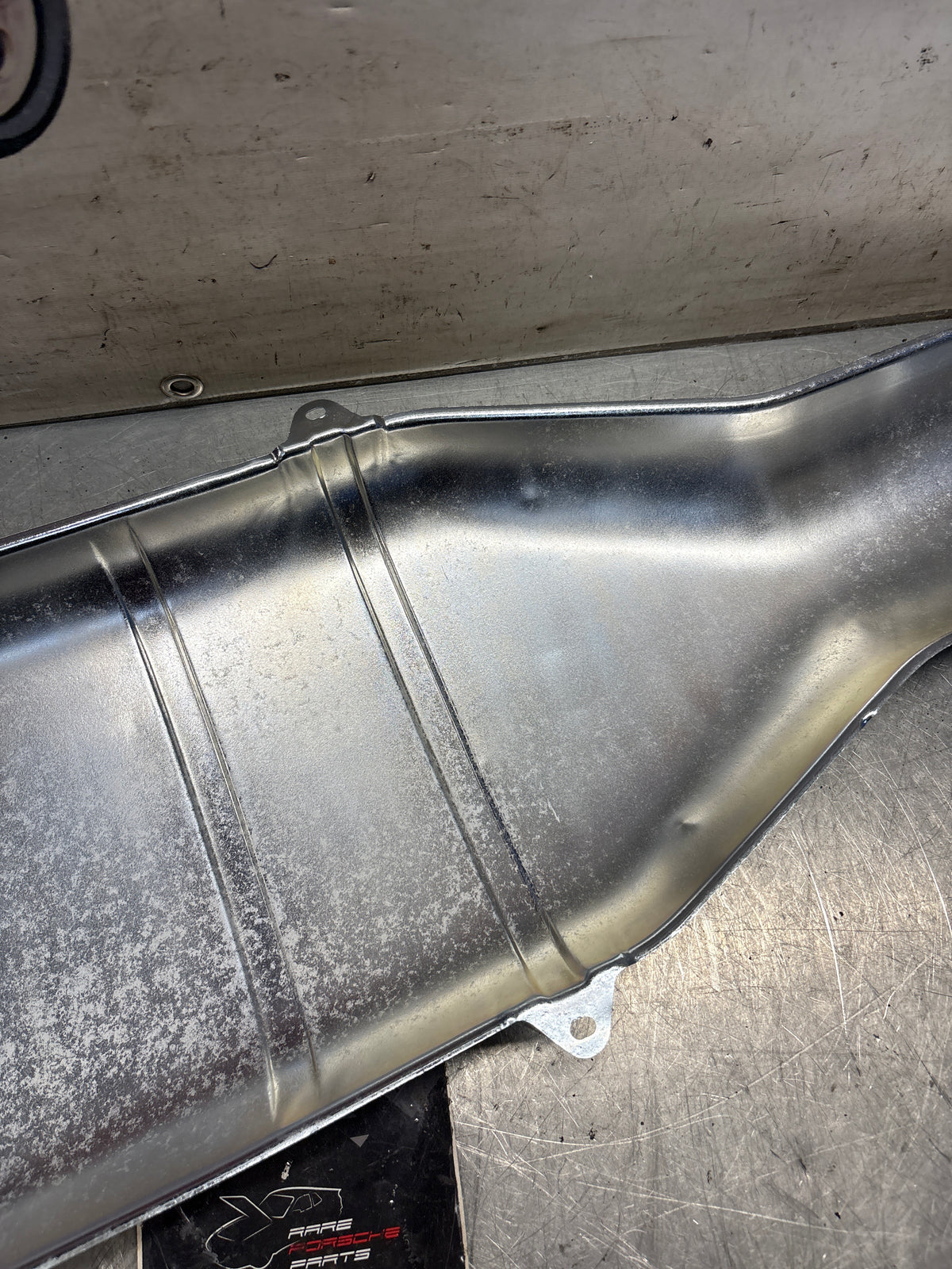 Porsche 928 heat protection plate, 92850449101, refurbished