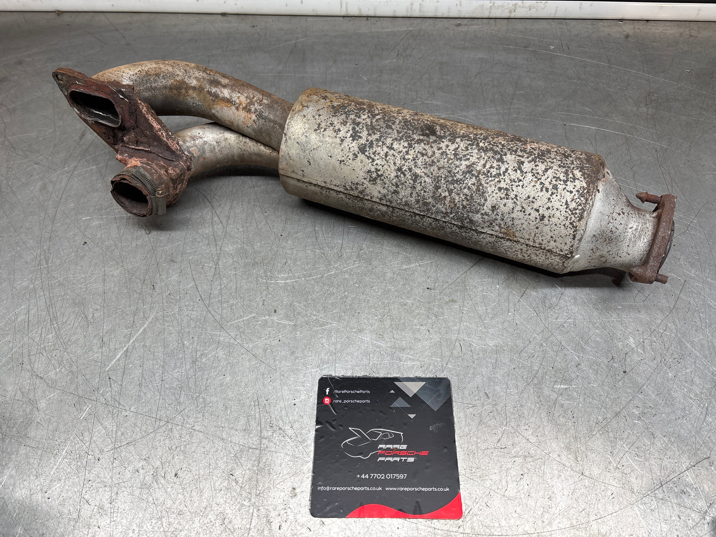 Porsche 911 930 exhaust muffler, 93011118303, spares or repair