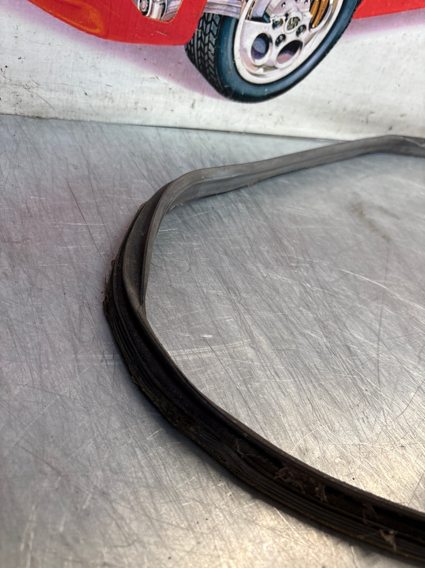 Porsche 924 / 944 right door seal, used 94453709200
