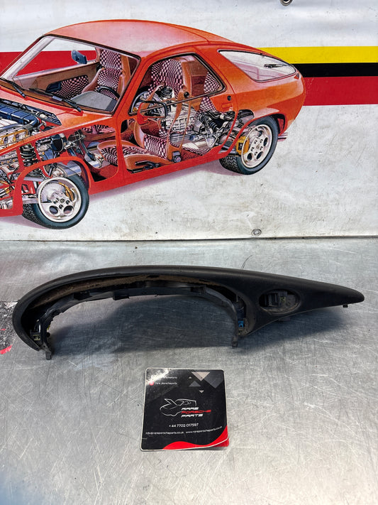 Porsche 911 996 dasboard cluster trim, used, black 99655205902