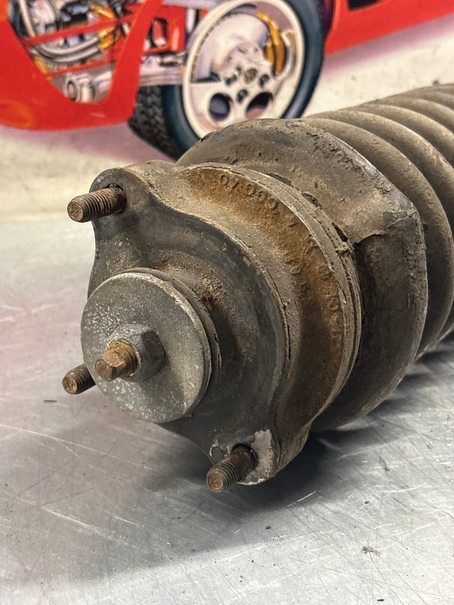 Porsche 928 front shock absorber, used 92834305504