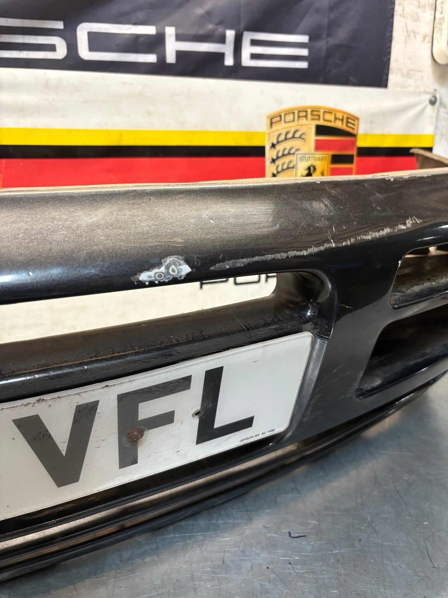 Porsche 944 S2 / Late turbo front bumper, used condition 95150537100