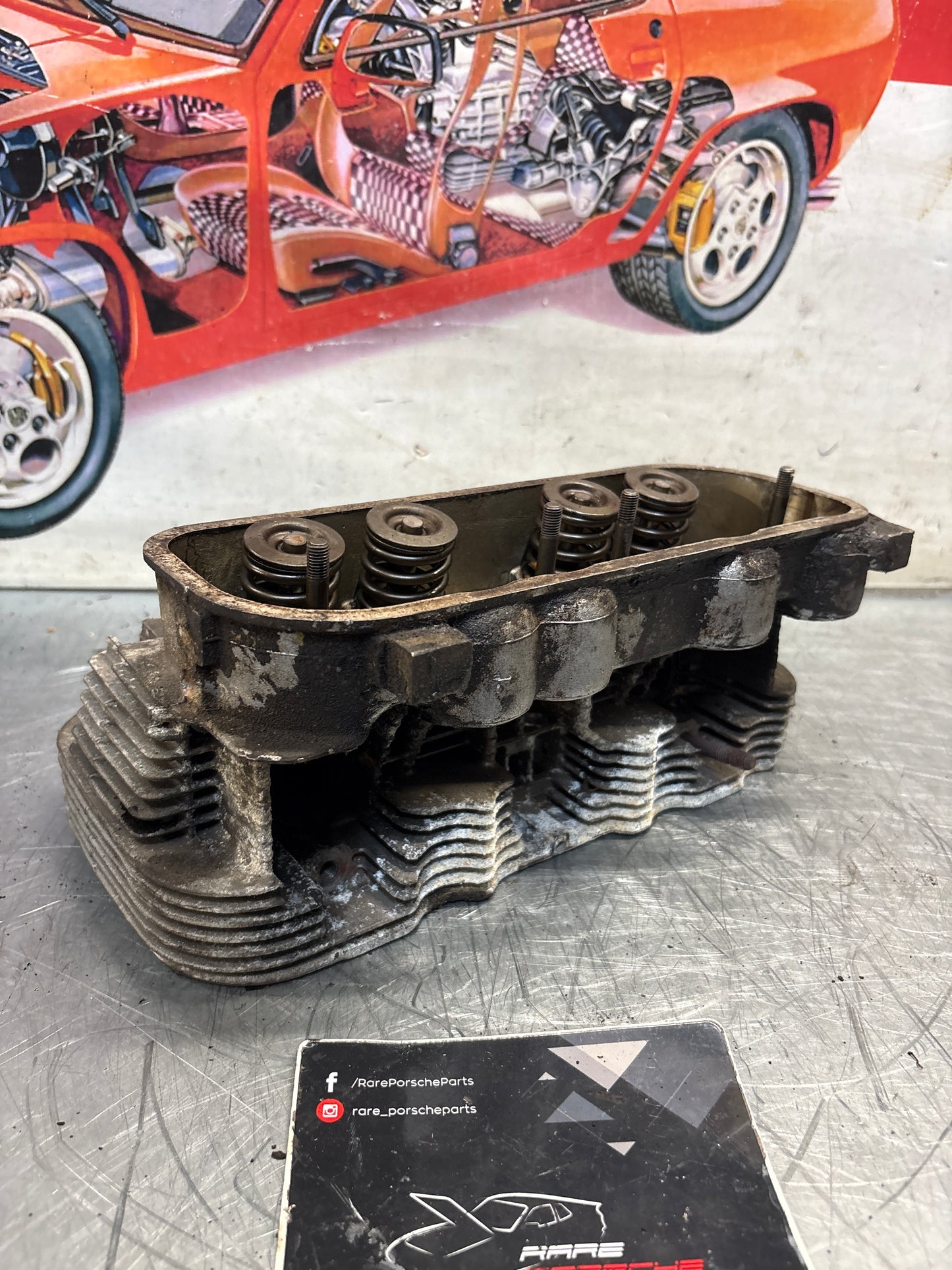 Porsche 914, cylinder head, used 021101371S