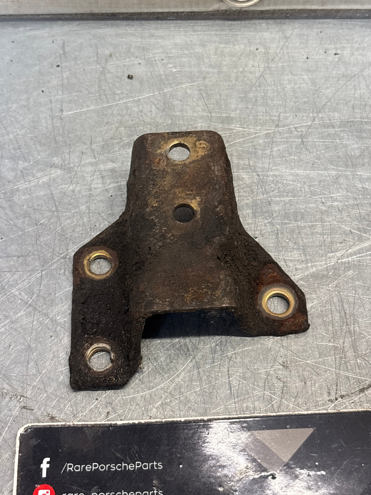 Porsche 924 944 hook trestle bracket, left, used 477399167E