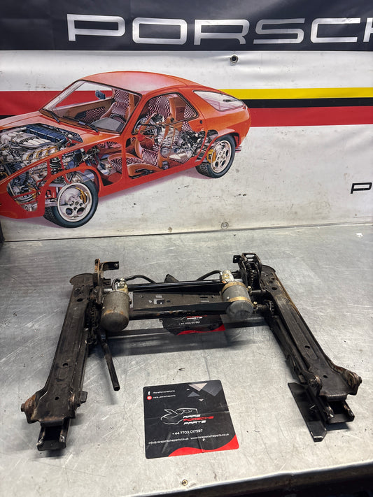 Porsche 928 electric seat rail seat frame, with motor, used 0130049007 / 0130049004