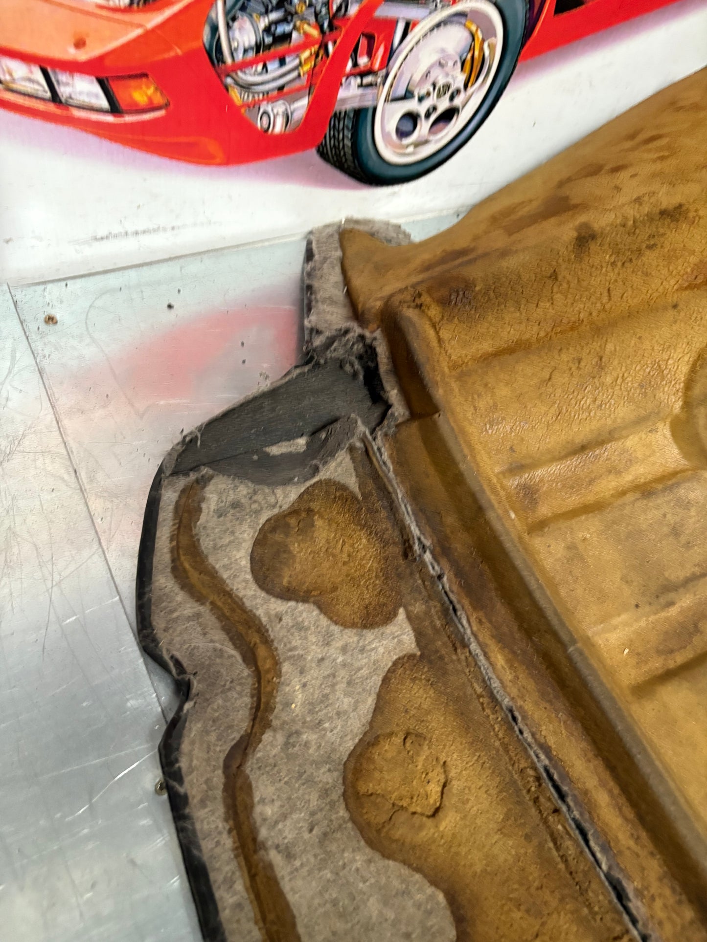 Porsche 944 from 85.5 black boot carpet 94555506303 used