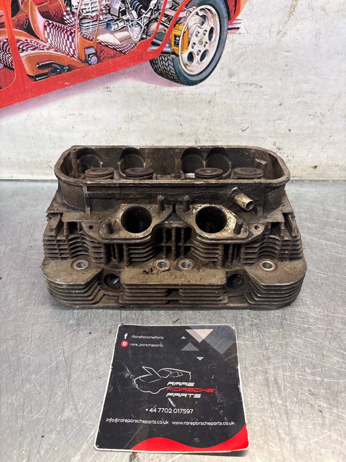 Porsche 914, cylinder head, right side, used 021101371Q