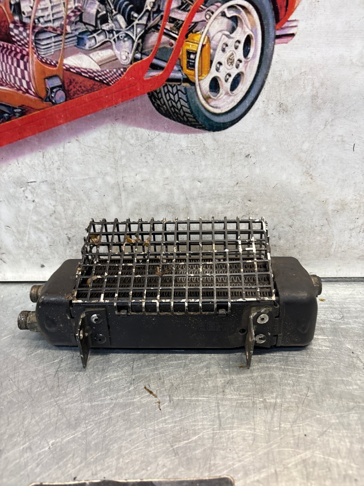 Porsche 928 transmission oil cooler, used 92830702900