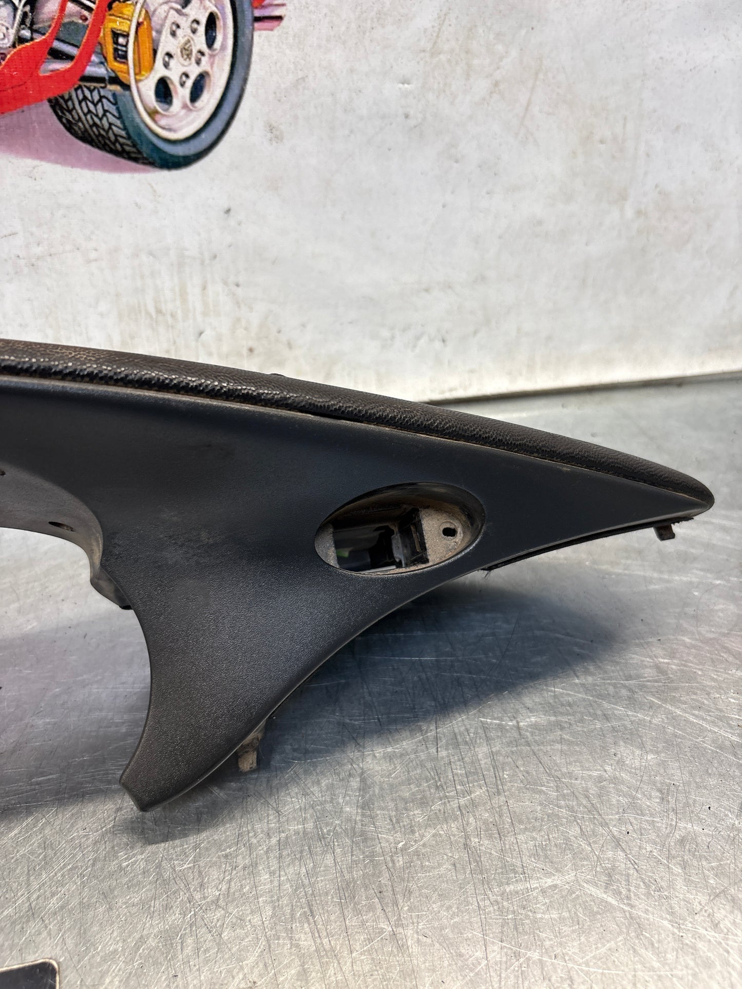 Porsche Boxster 986 dashboard cluster trim,black used 98655205500 / 98655205501