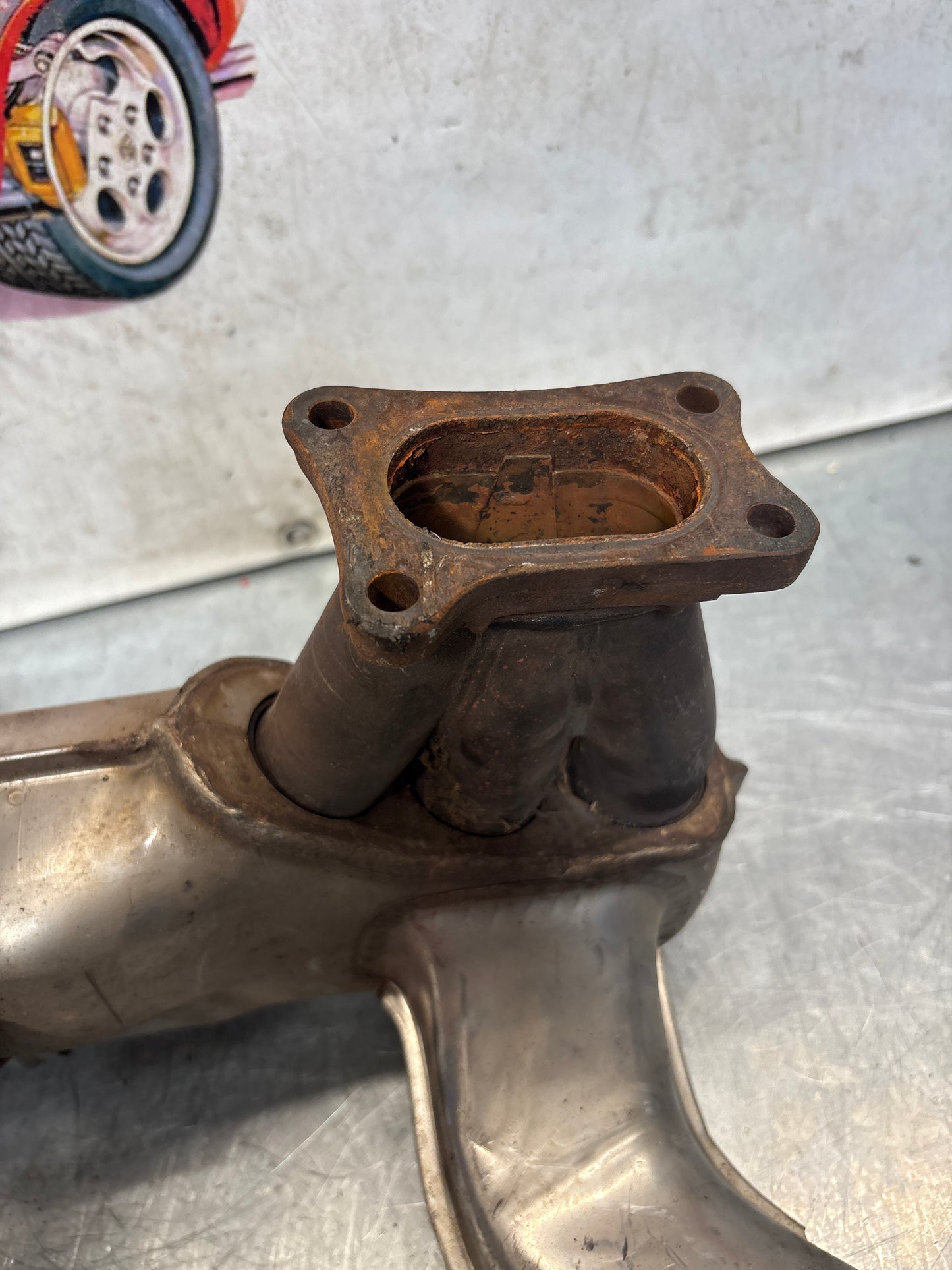 Porsche 911 964 right heat exchanger, used 96421104004