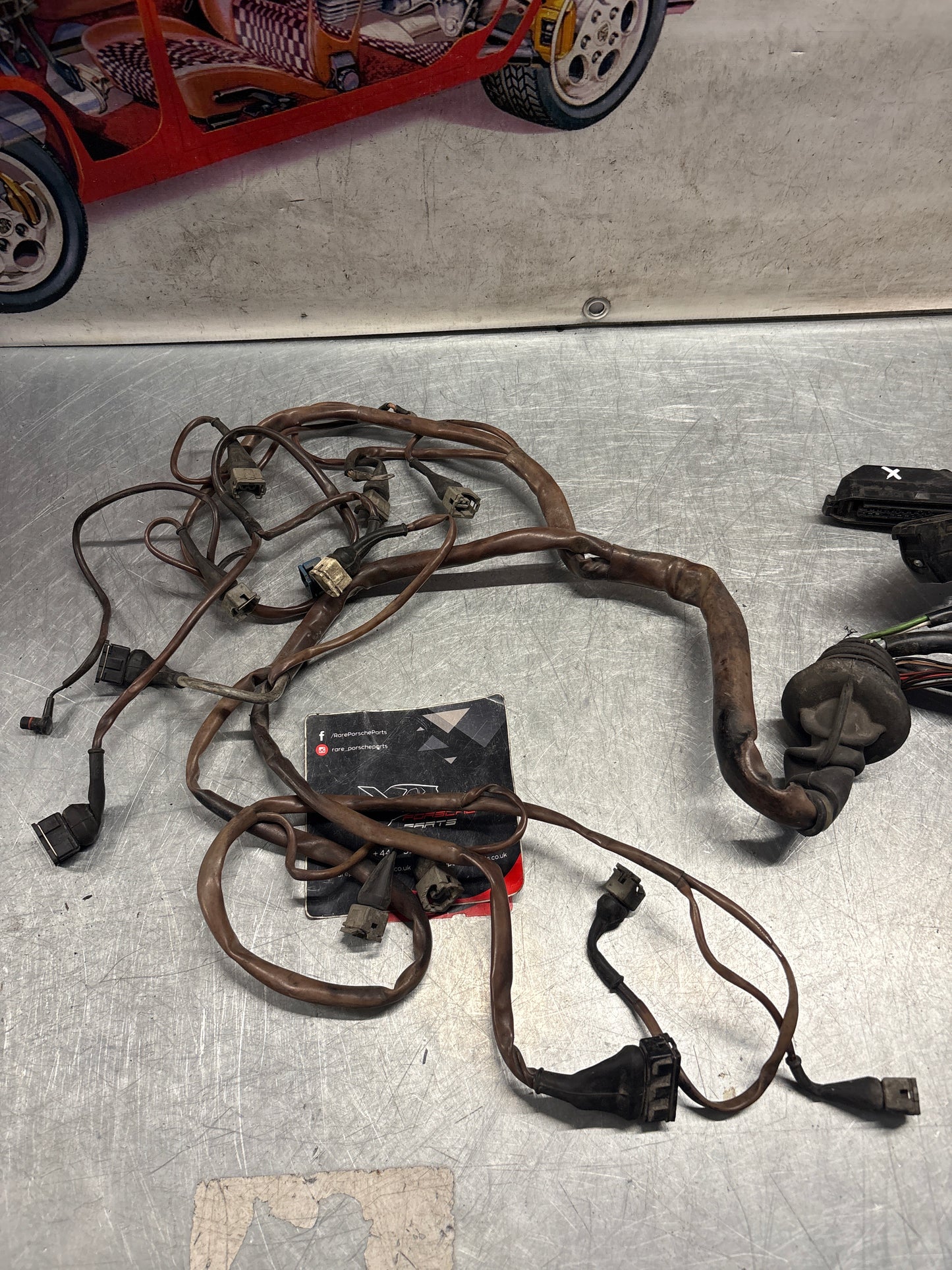 Porsche 928 32V Wiring loom for M28/43,44,45,46, for spares or repair, 92860701503