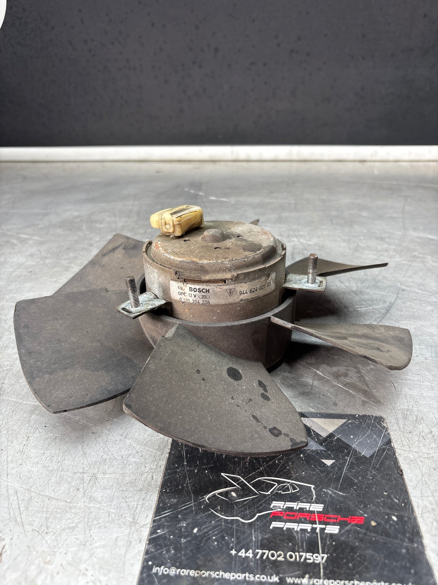 Porsche 944 six blade radiator fan 94462402103, used
