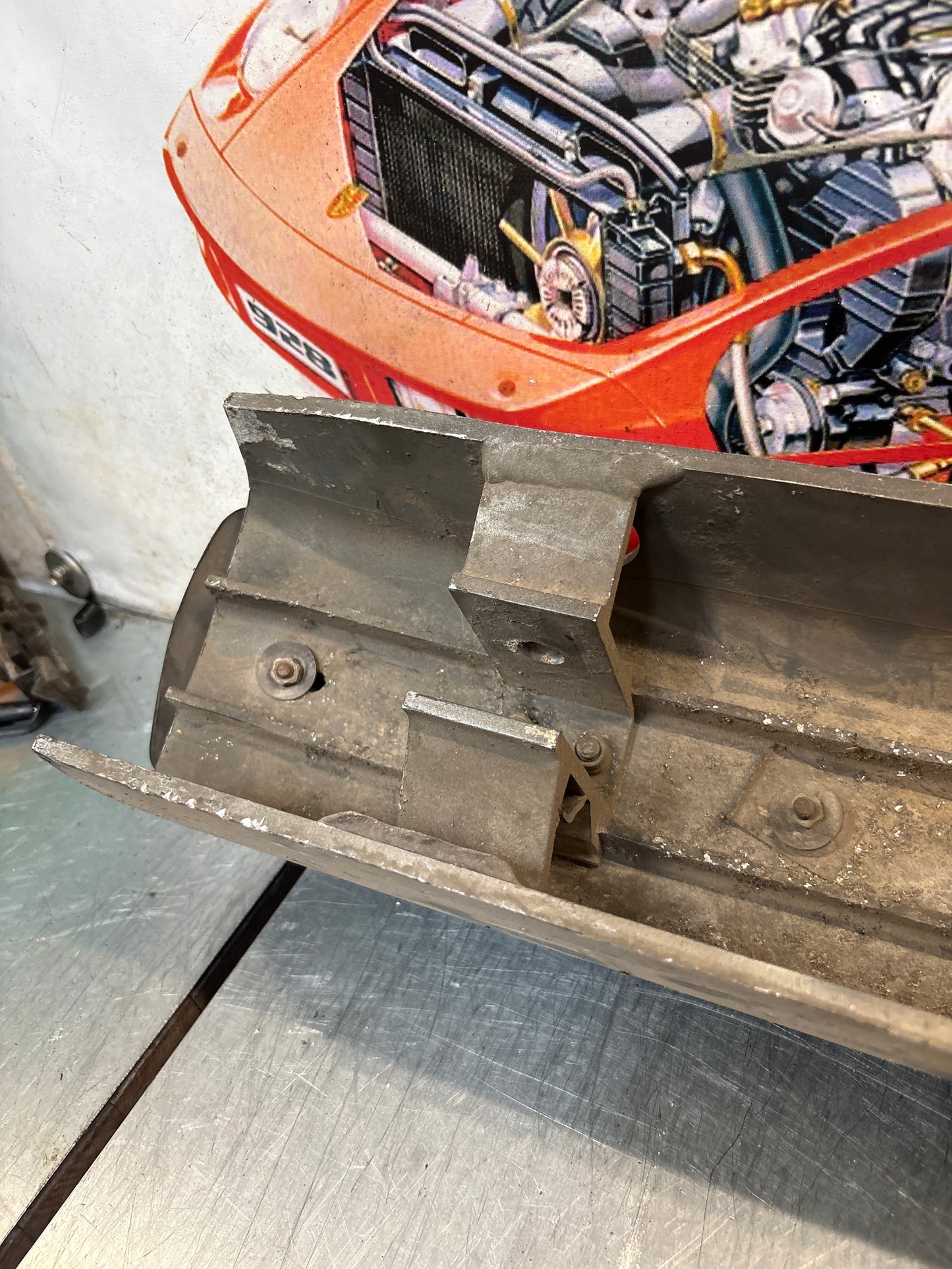 Porsche 944 Rear USA bumper, used 94450530100