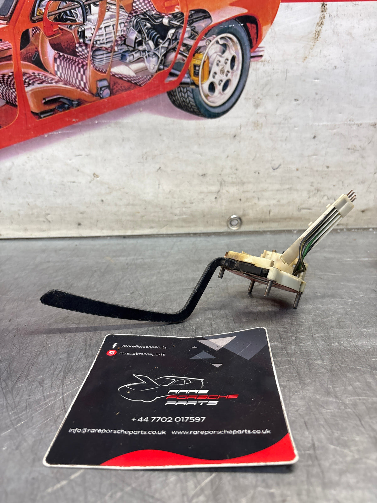 Porsche 914 steering coloumn wiper switch, used 91461391515