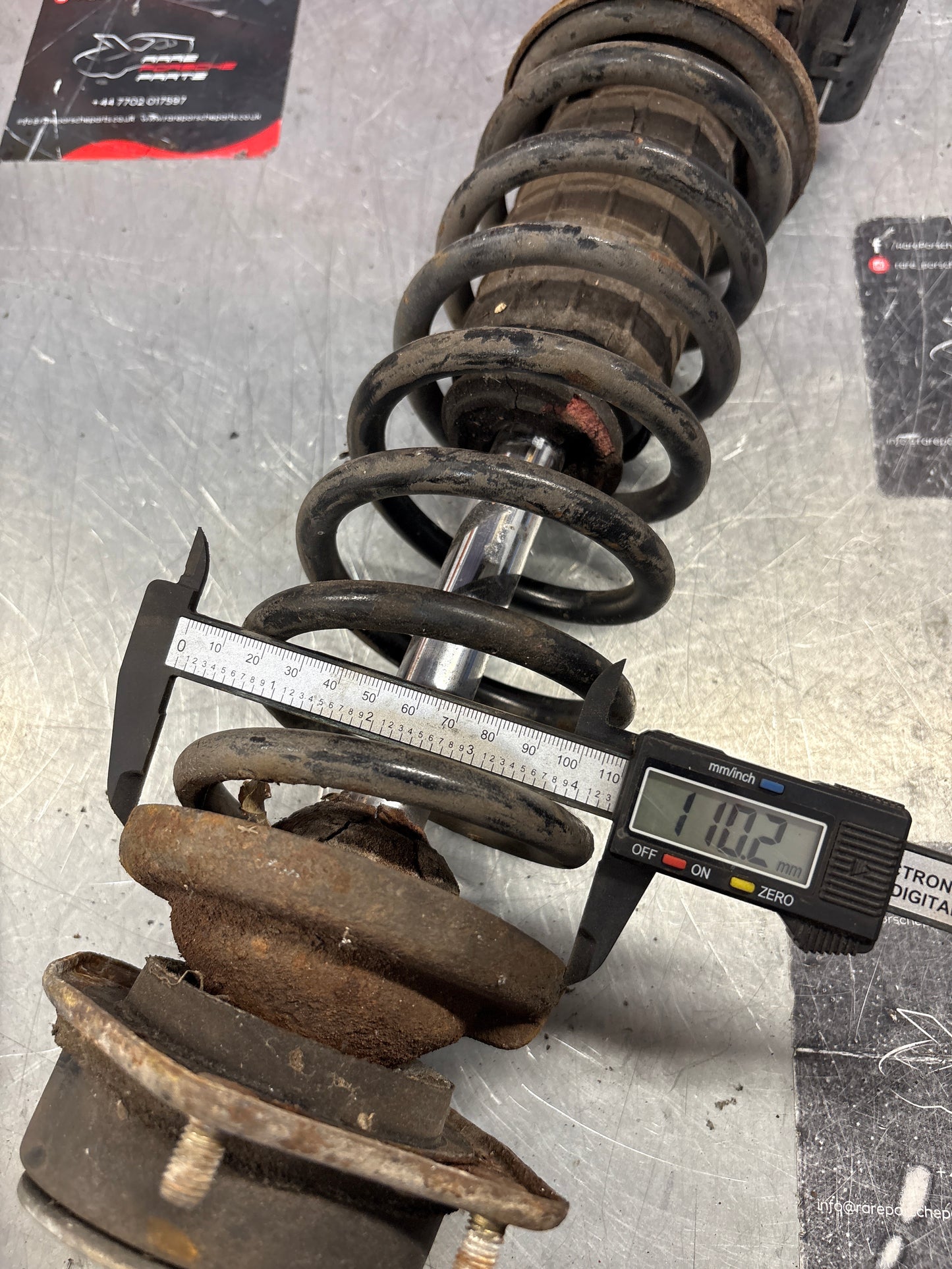 Porsche 944 S2 Right, Off Side suspension leg, 94434303219 used, used