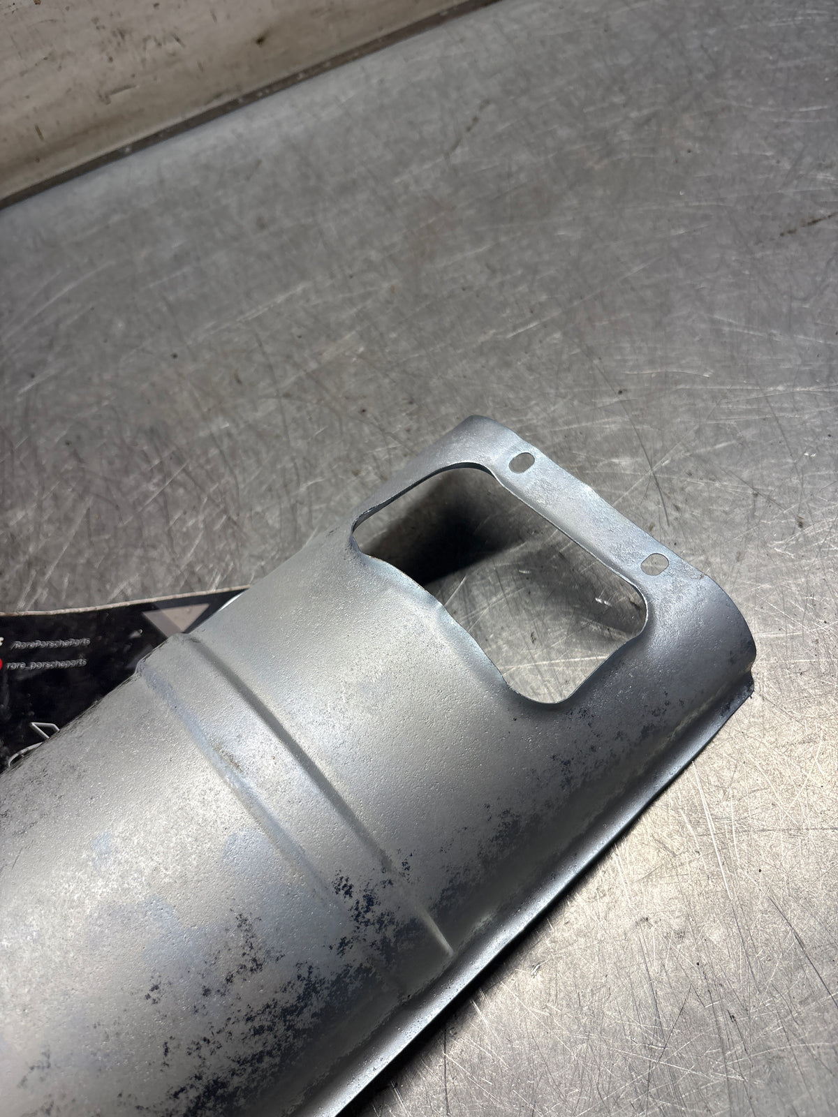 Porsche 928 heat protection plate, 92850449101, refurbished