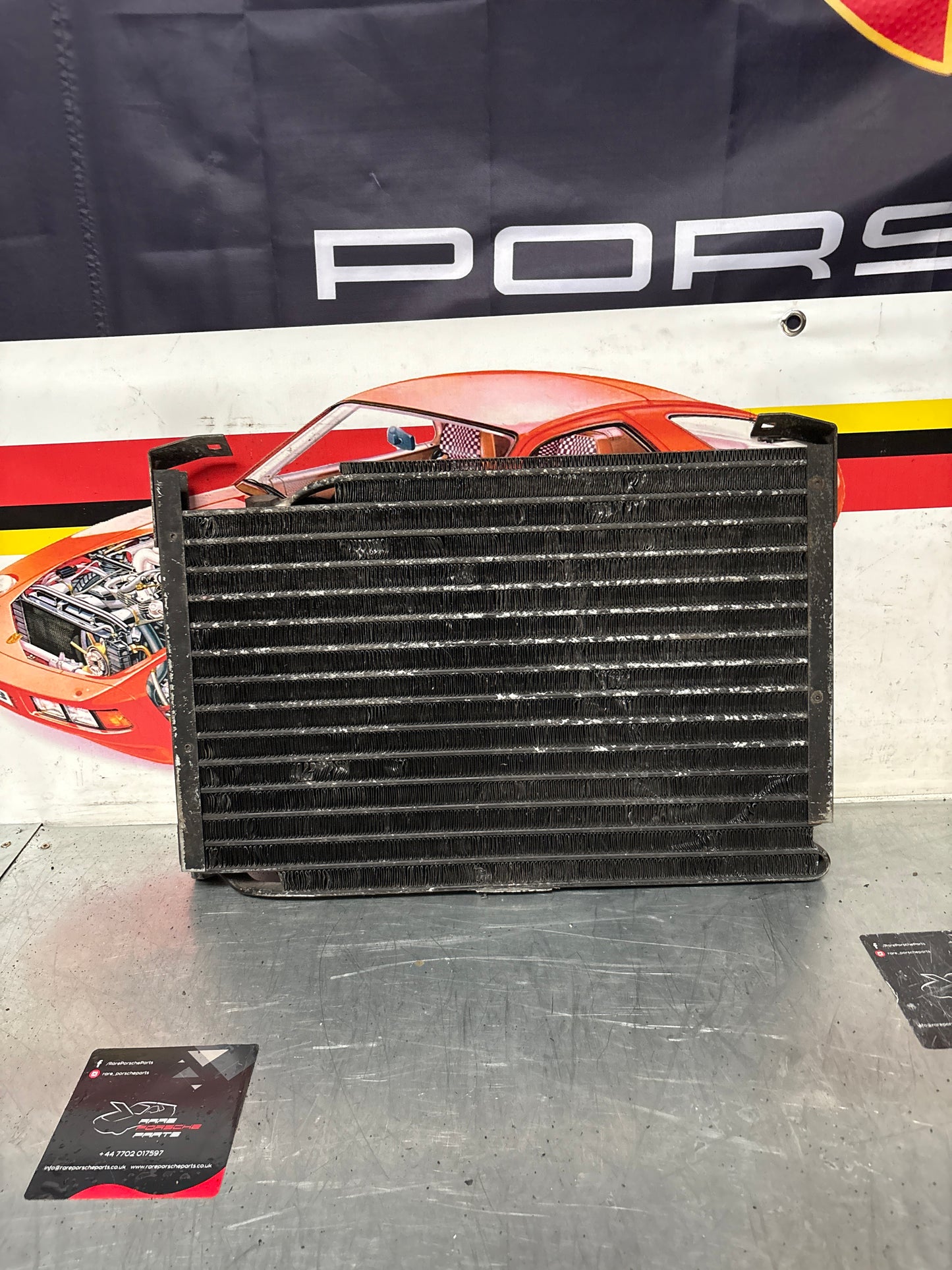 Porsche 928 AC Condenser, used 92857314303