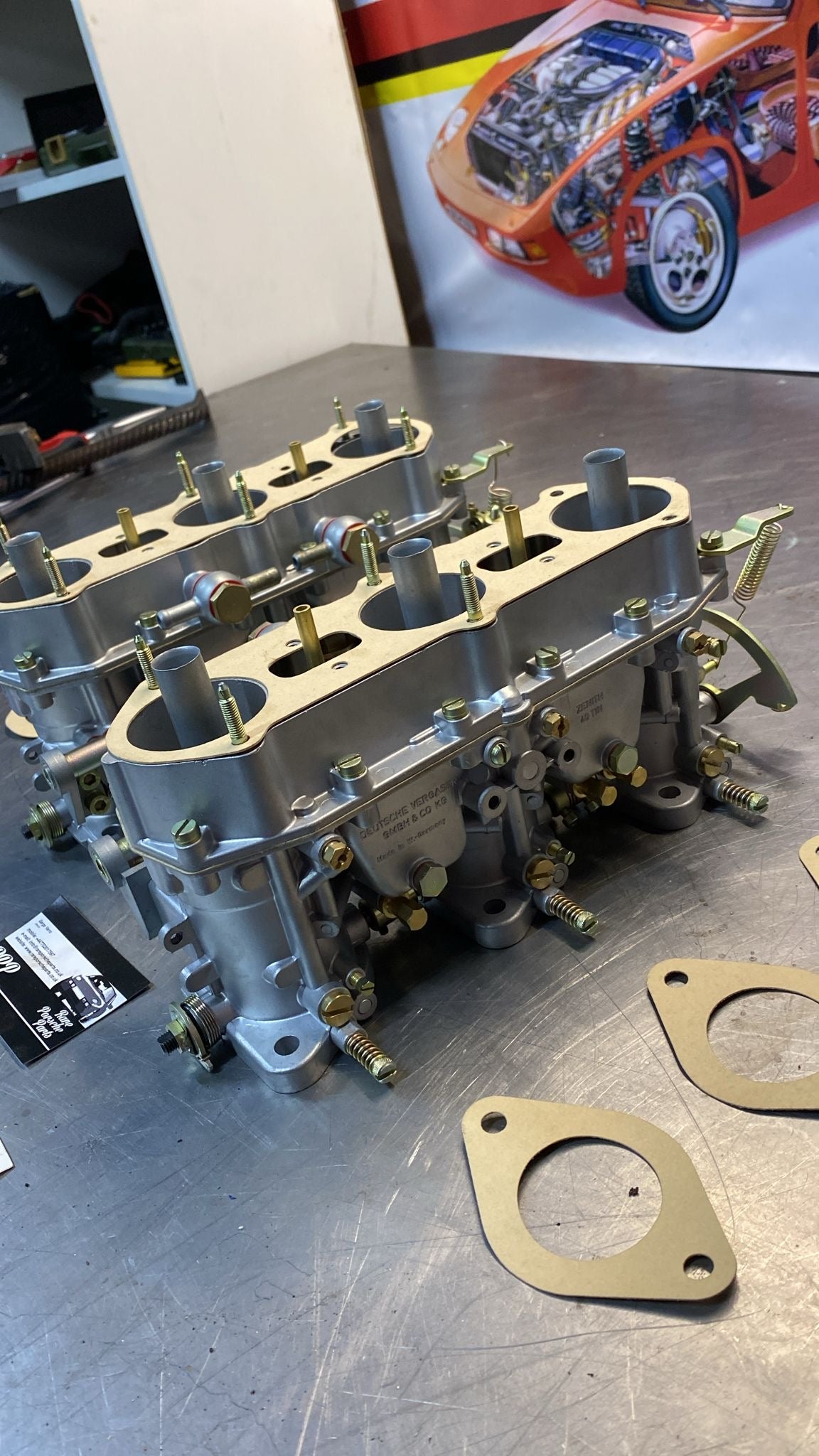 Porsche 911 Zenith 40 Tin Completely rebuilt carburetors