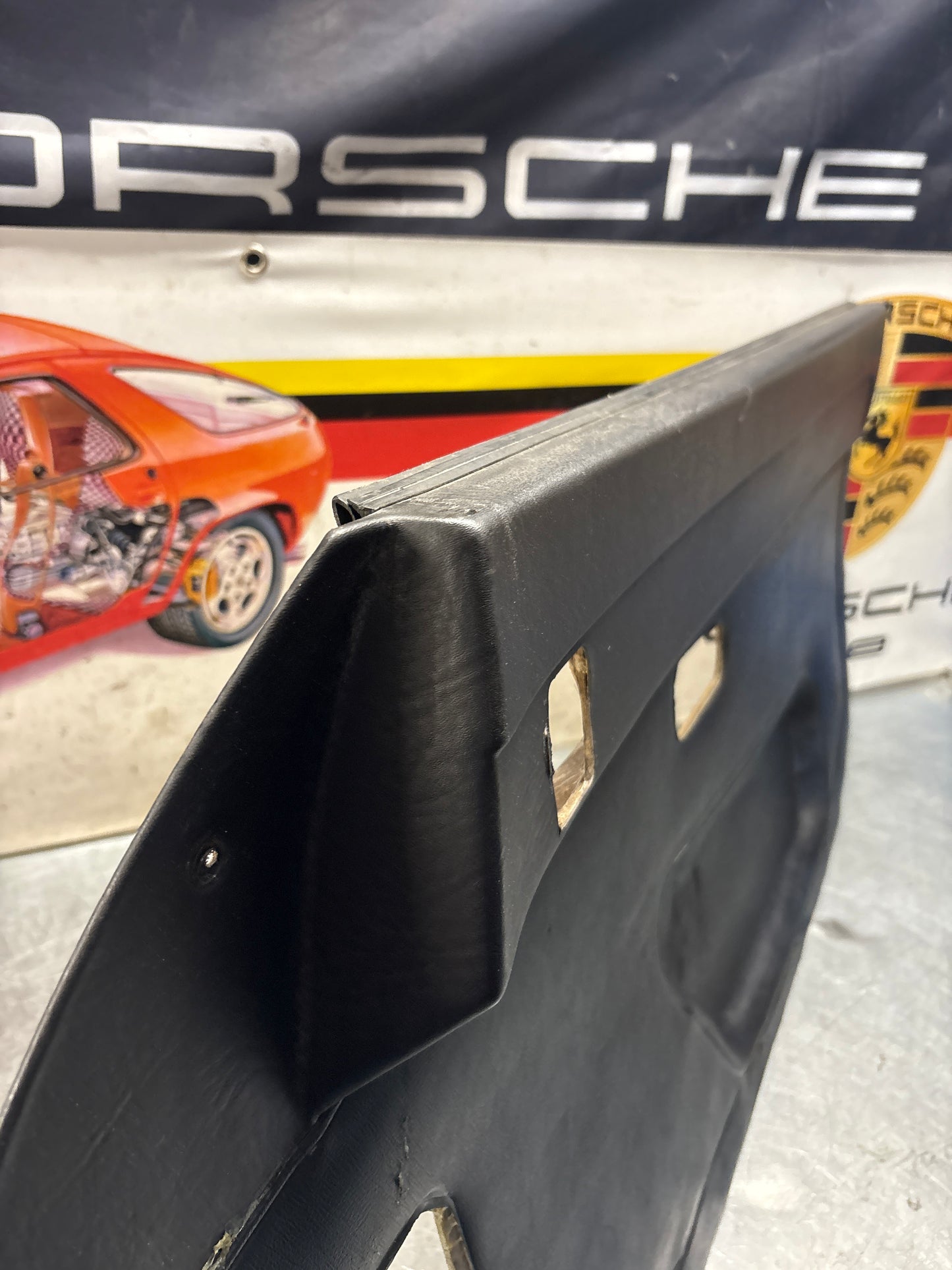 Porsche 924 / 944 Pair of early electric door cards, LHD 477867012 / 477867011