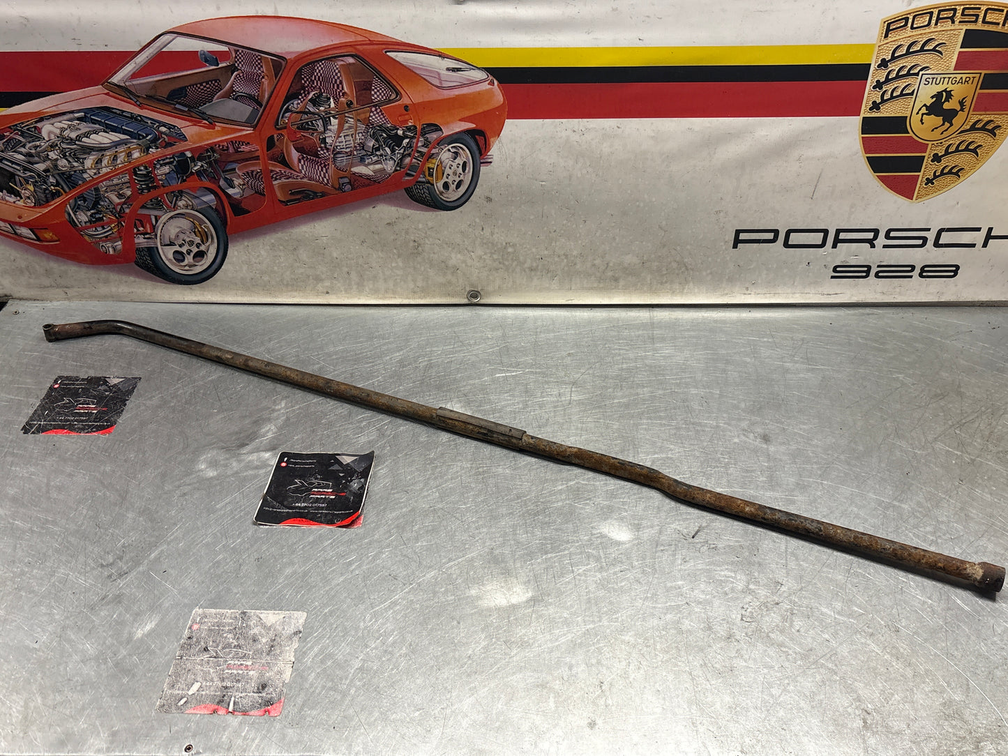 Porsche 924/944 gear shift rod, used 94442401900