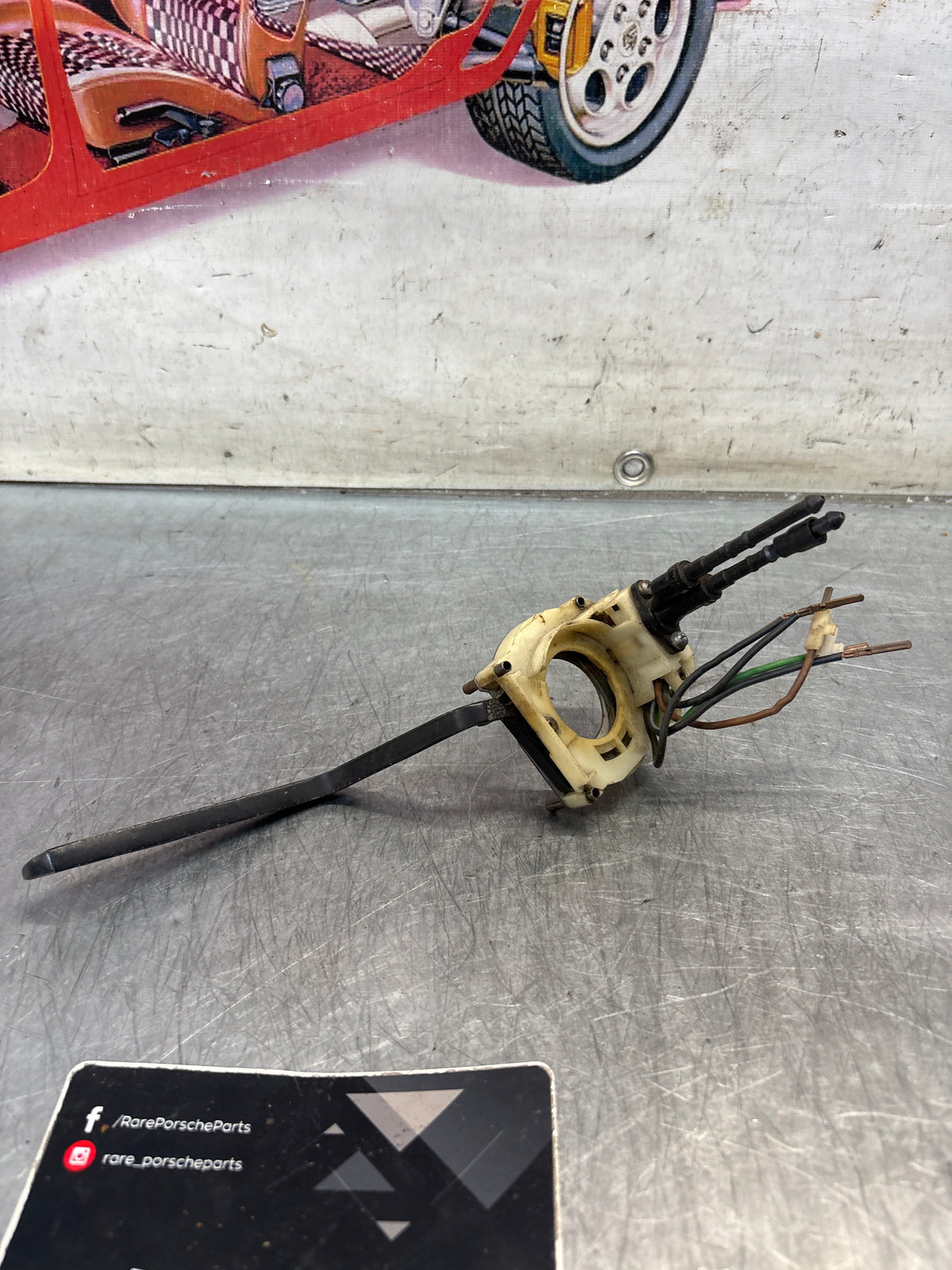 Porsche 914 steering coloumn wiper switch, used 91461391515