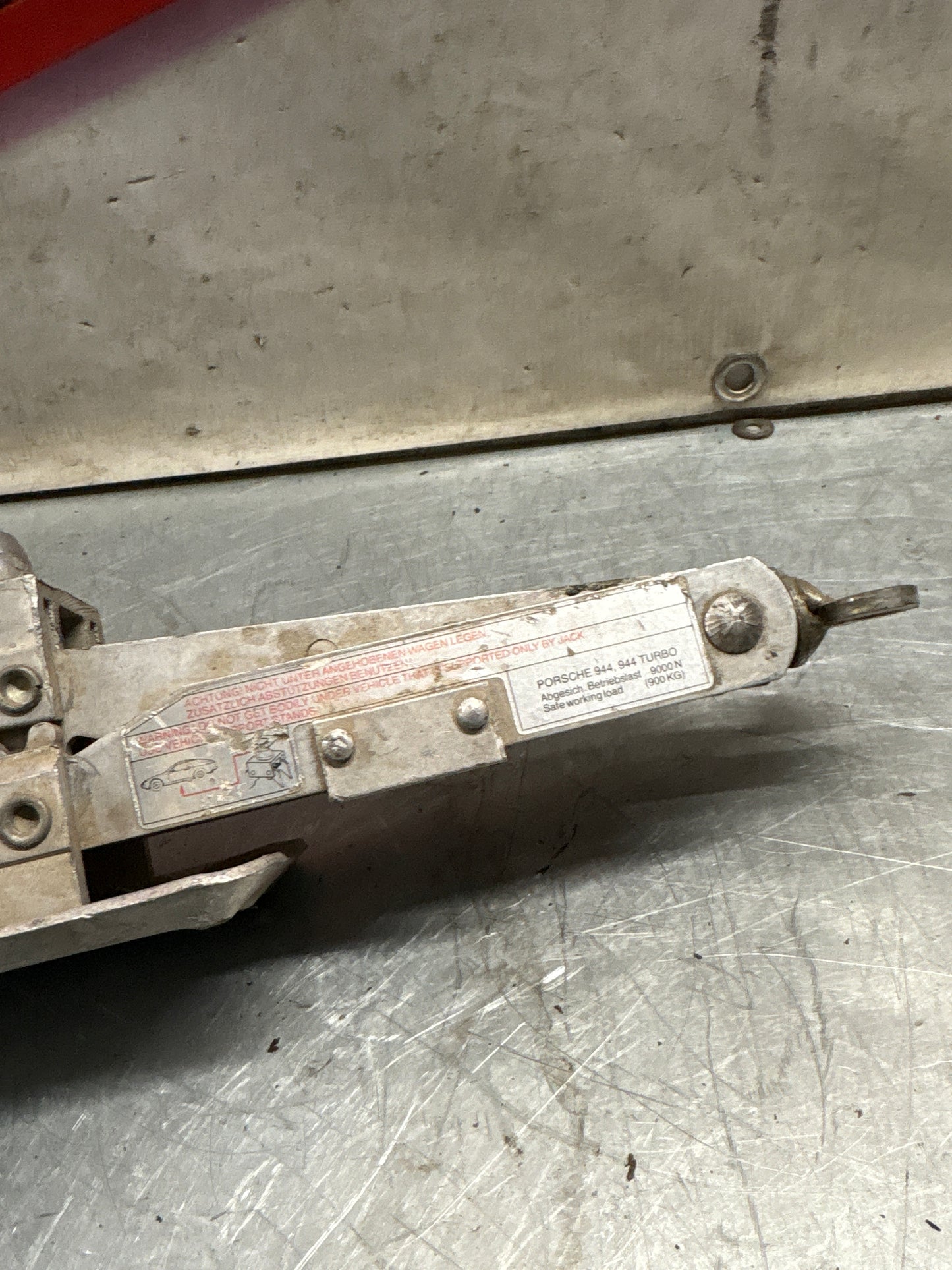 Porsche 944 / 944 Turbo spare tire jack lift, used