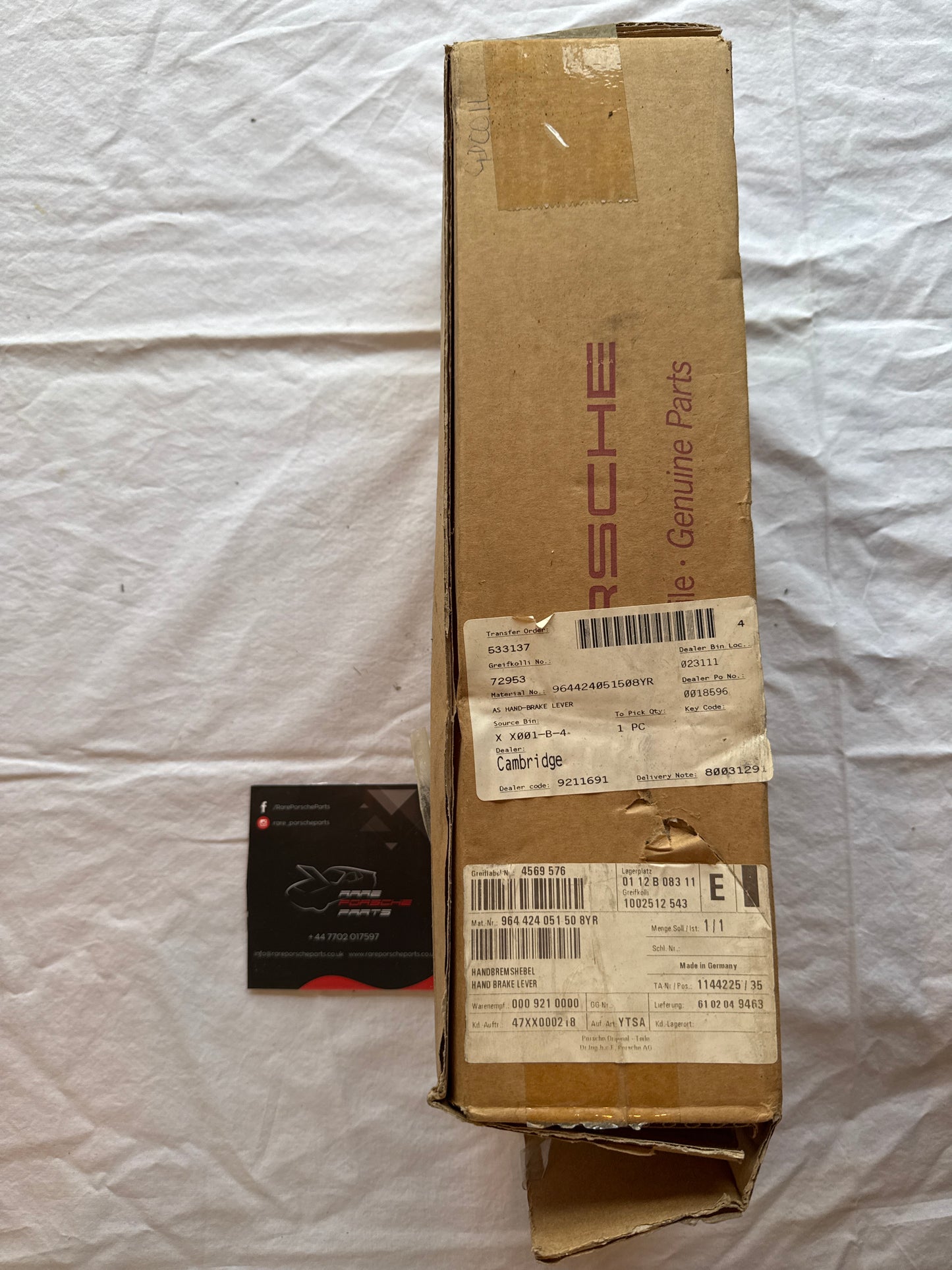 Porsche 964 as hand-brake lever 964424051508YR NOS