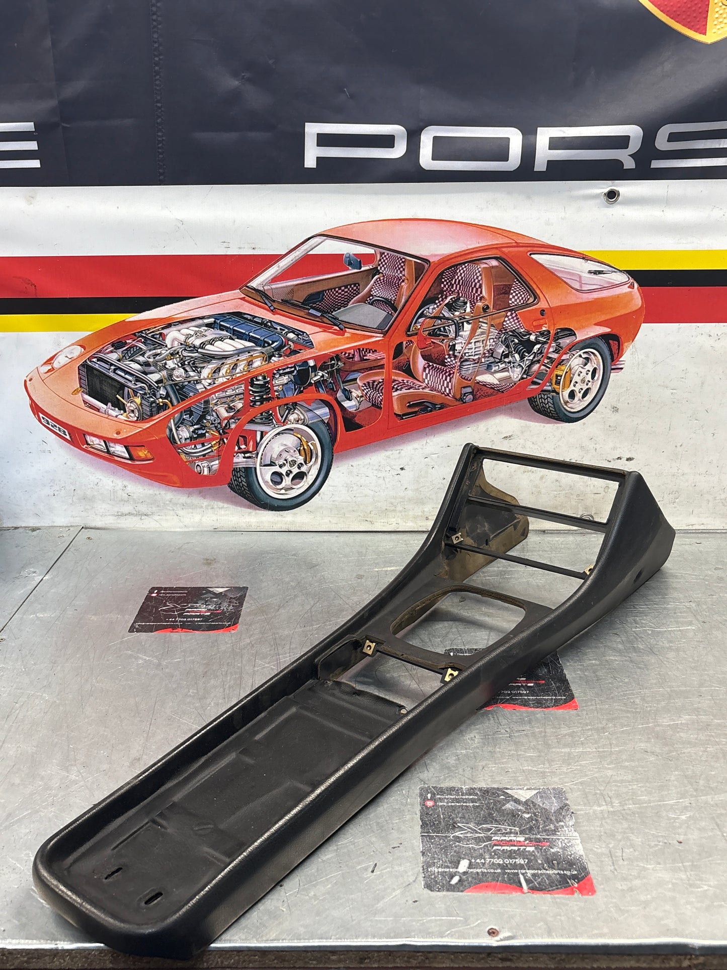 Porsche 944 centre console black 94455205100 used