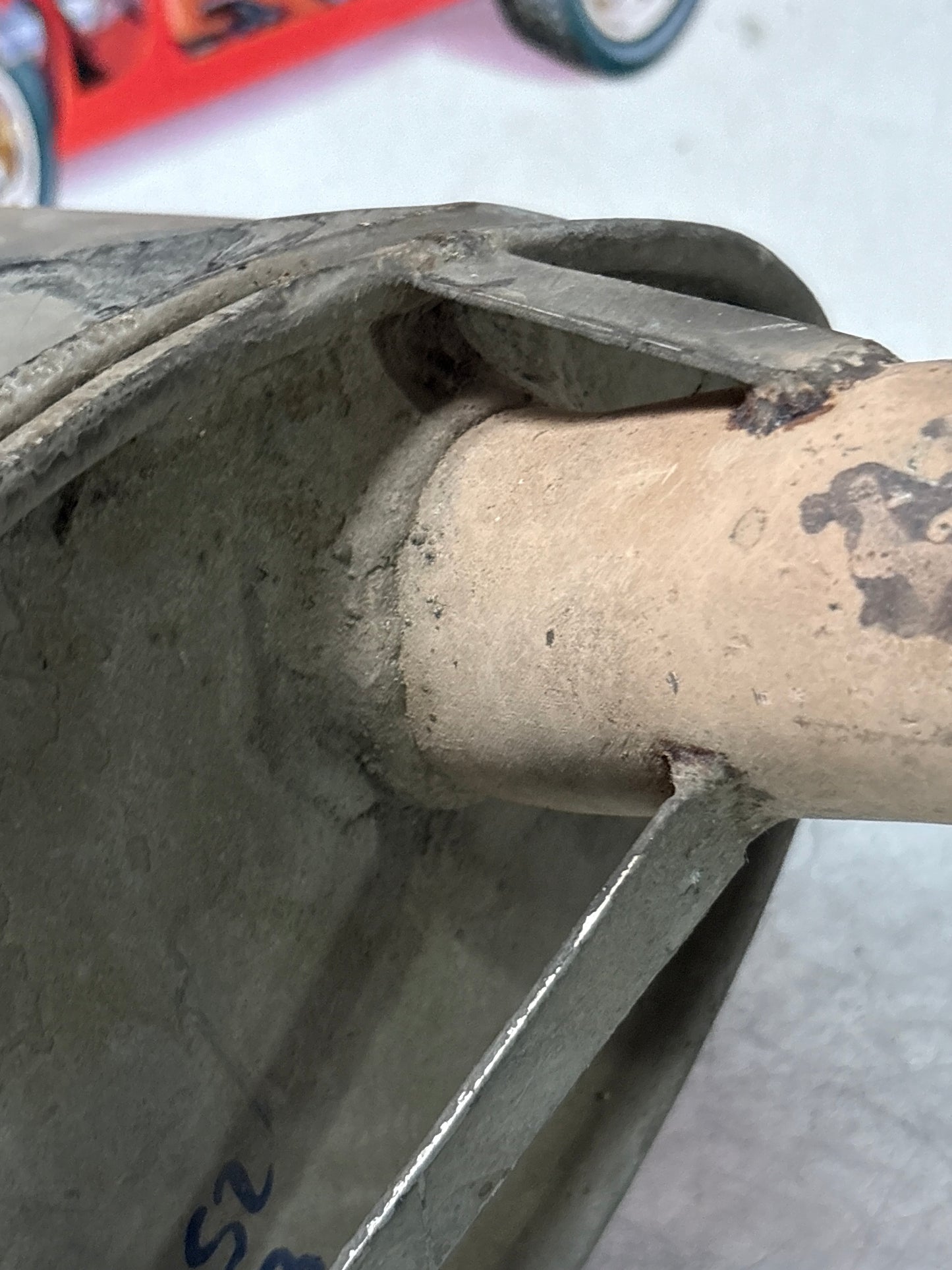 Porsche 944 S S2 genuine exhaust system rear muffler, used 94411104103