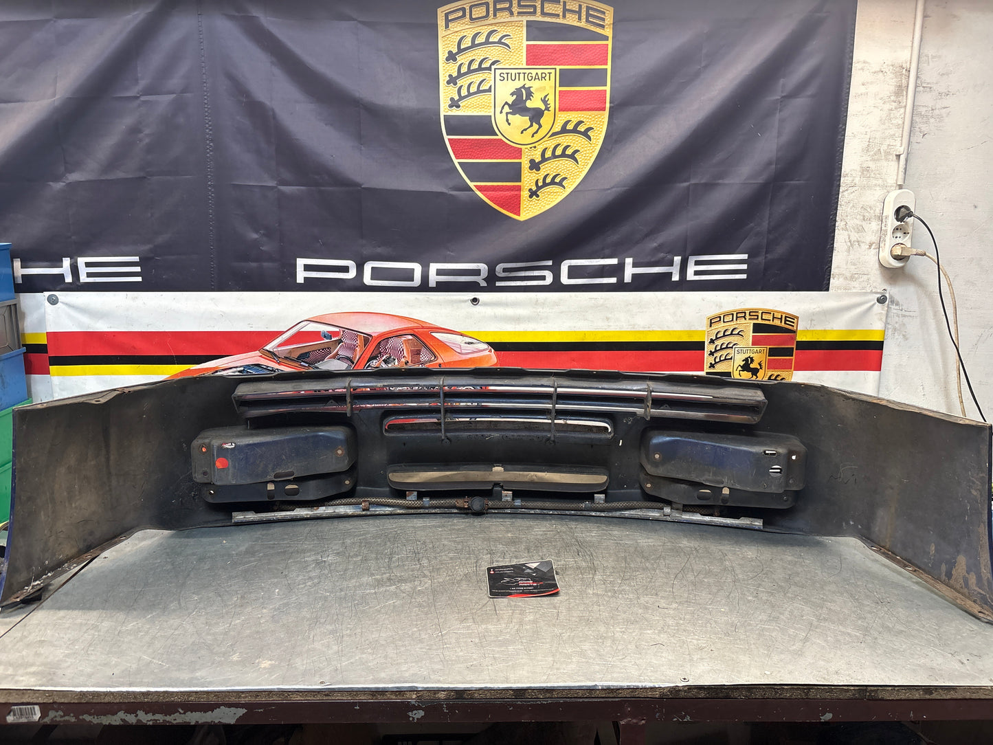 Porsche 944 S2 / Late turbo front bumper, used condition 95150537100