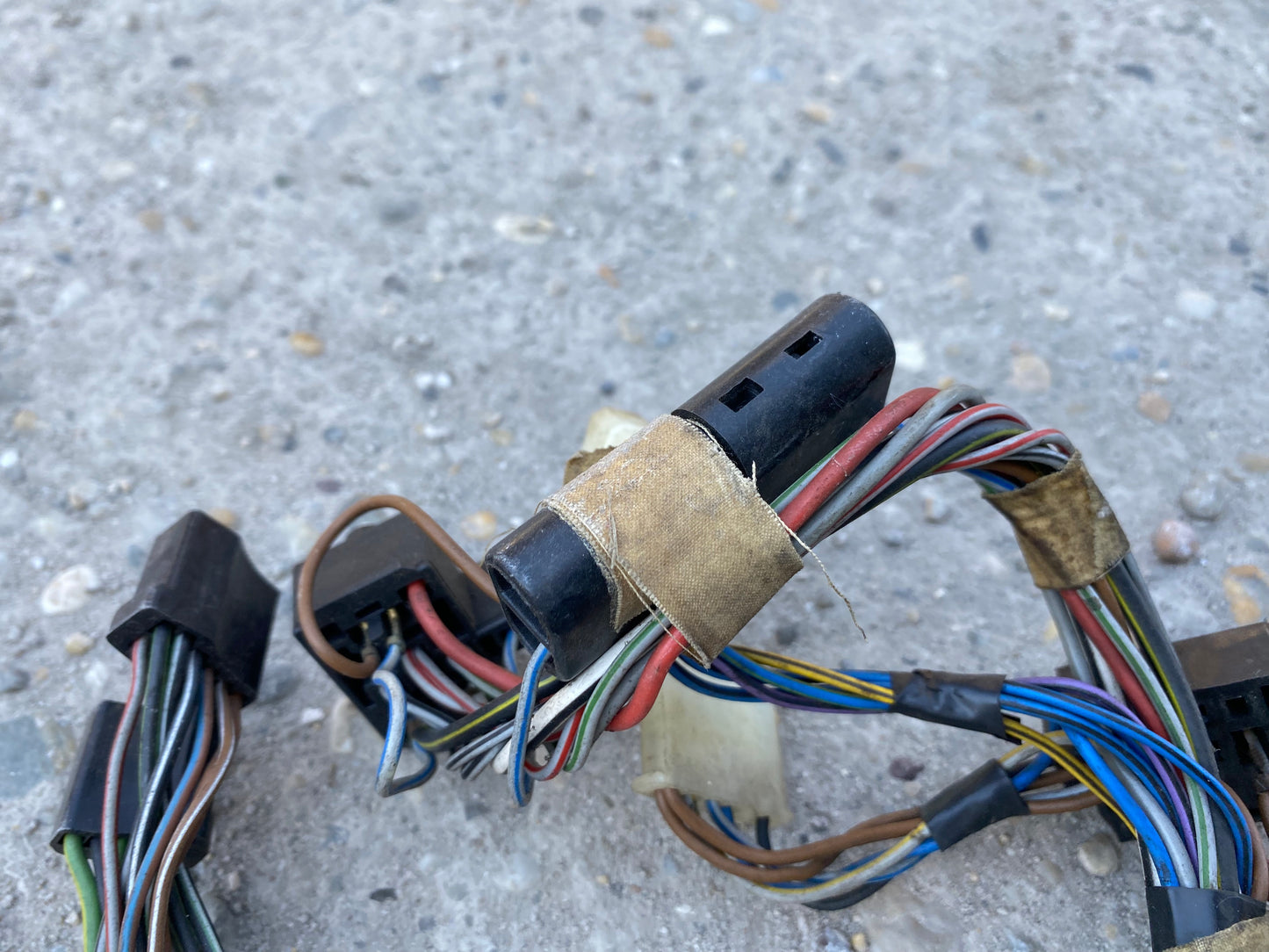 Porsche 924 1976 interior complete wiring loom LHD 477971050