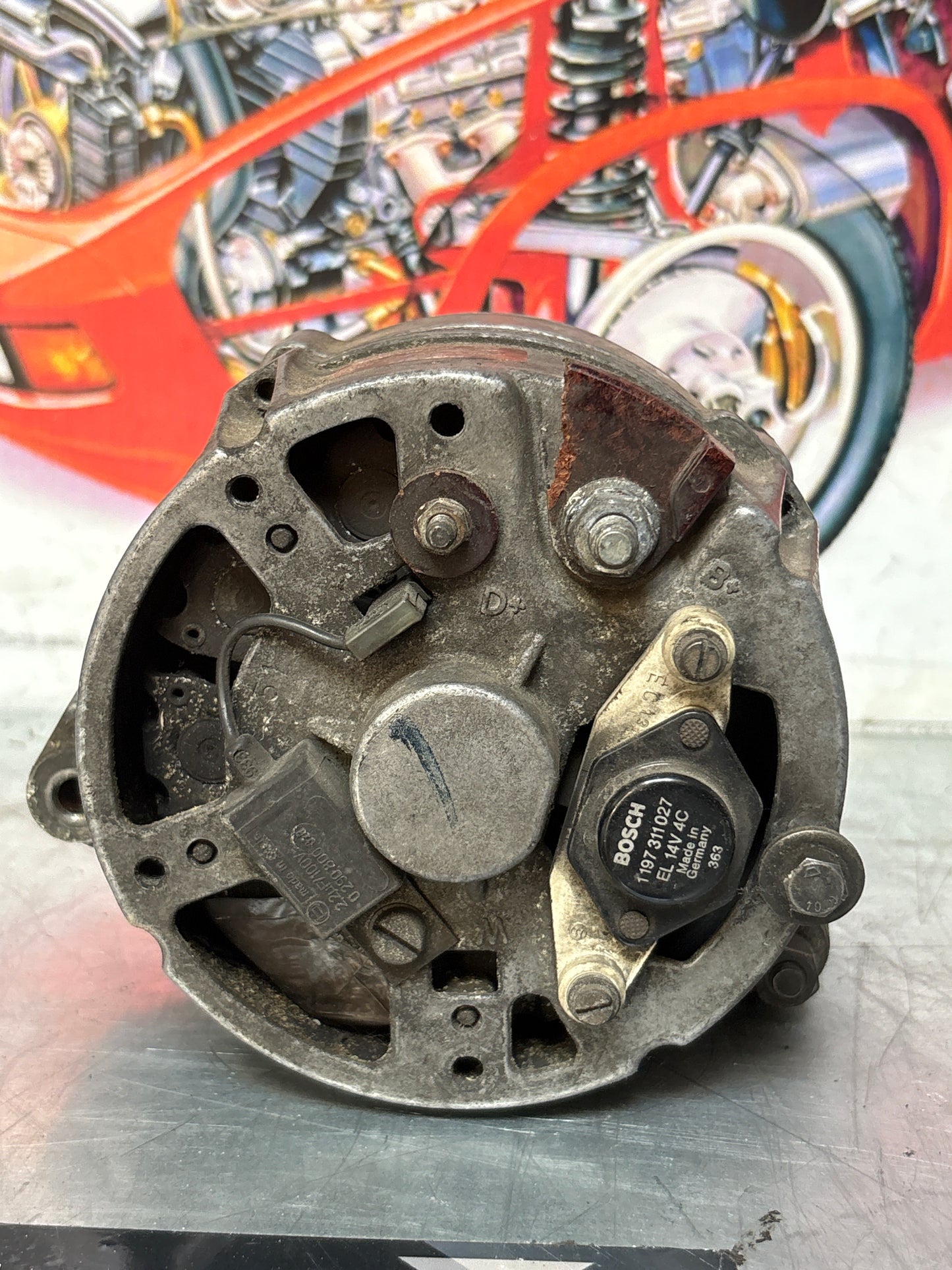 Porsche 924 924 Turbo alternator 0120469551, 035903015M, used