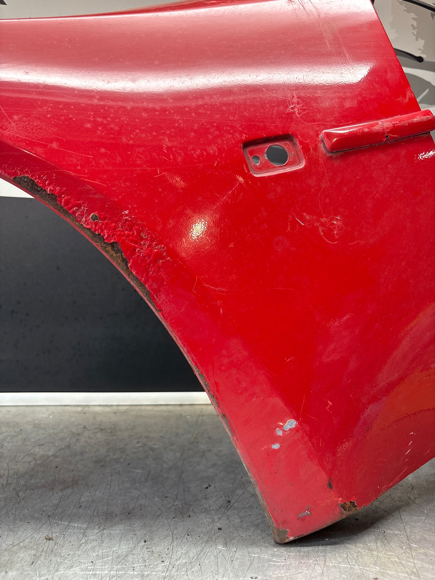 Porsche 944 early left front wing, please see photos, used